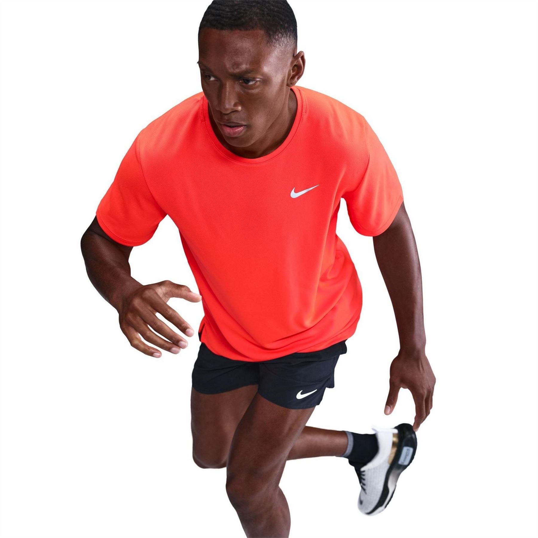 Nike Mens Drifit Miler Running Top