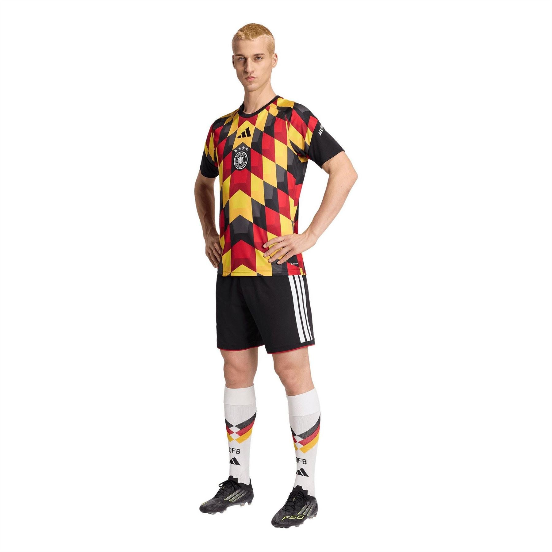 adidas Germany 2026 Pre Match Short Sleeve T-Shirt