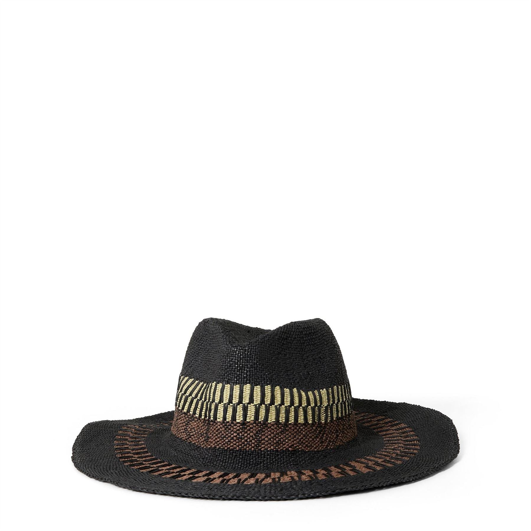 Biba Stripe Cowboy Hat