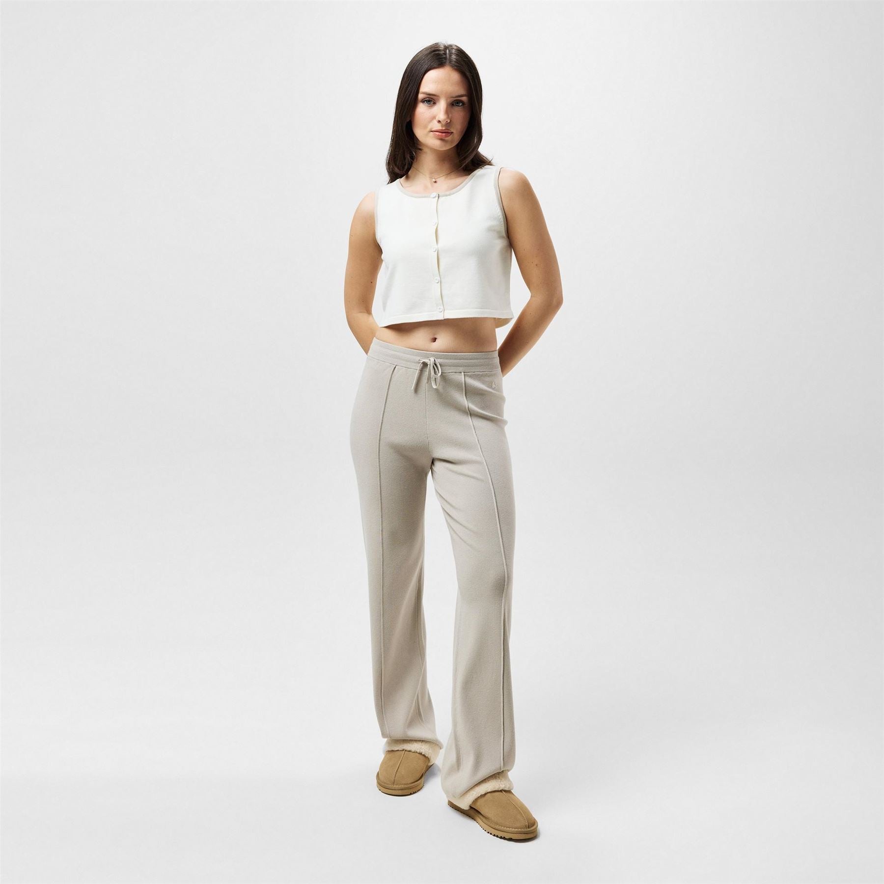 Jack Wills Cropped Scoop Neck Regular Fit Tank