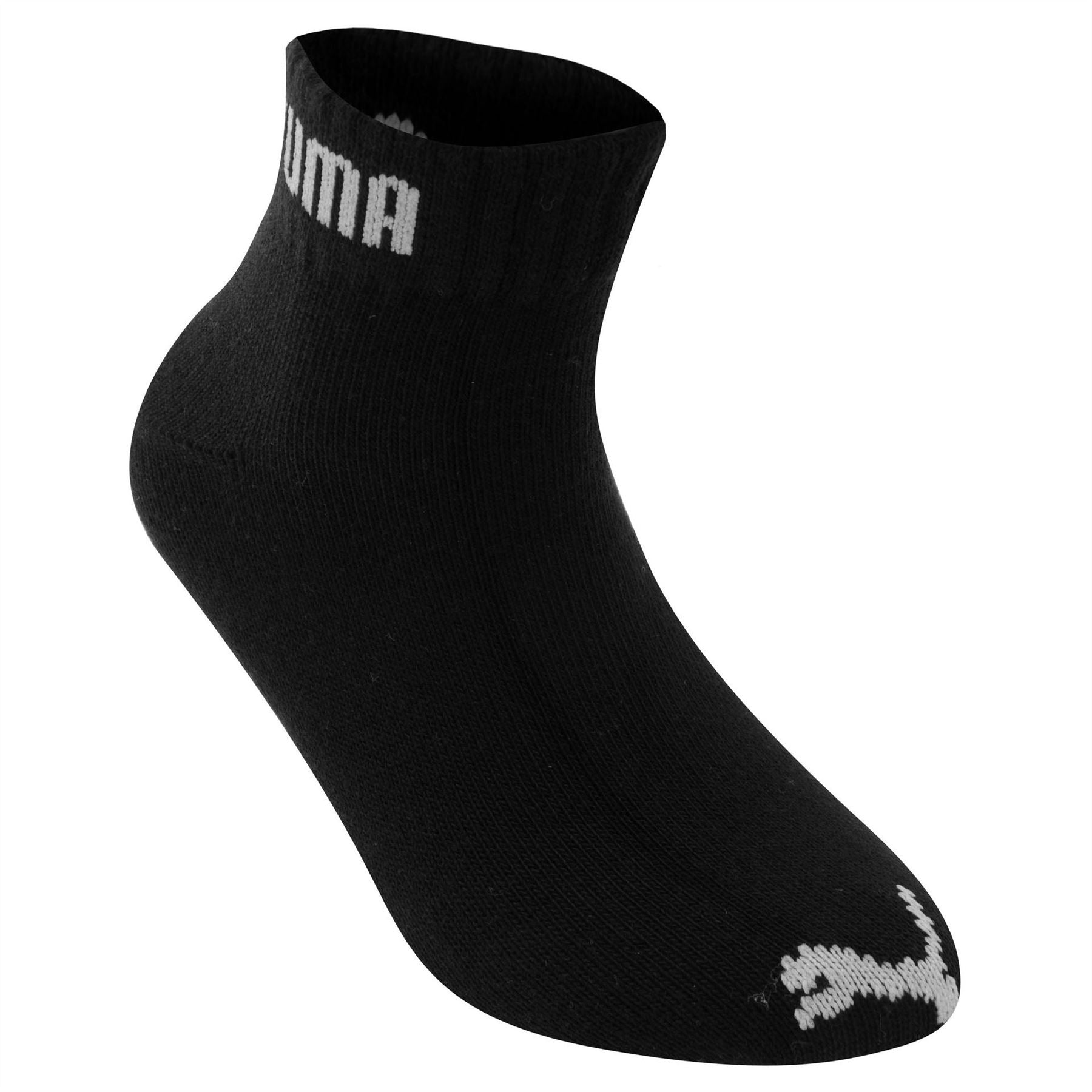 Puma 3 Pack Quarter Socks Junior