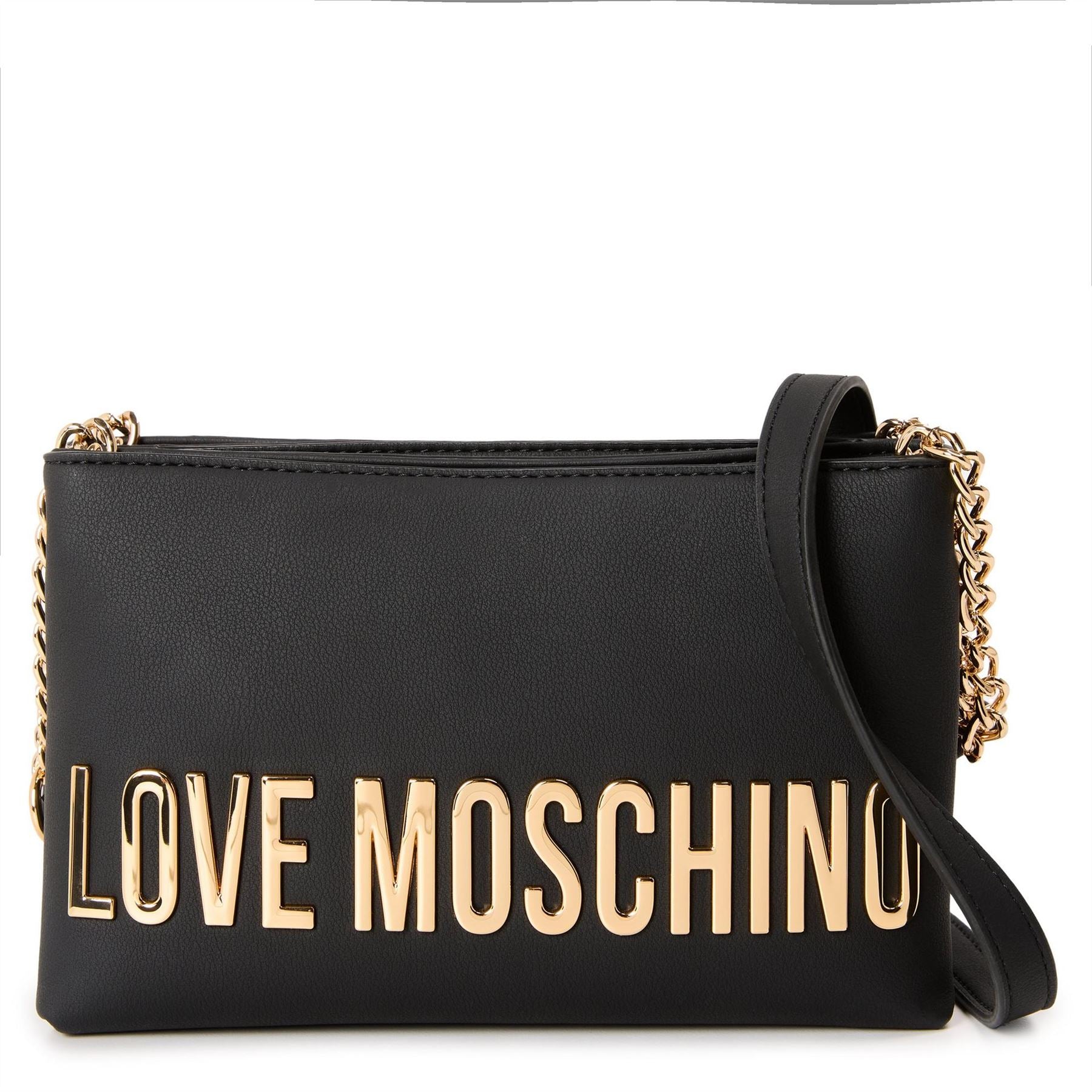 Love Moschino Chain Crossbody Bag with Gold-Tone Hardware