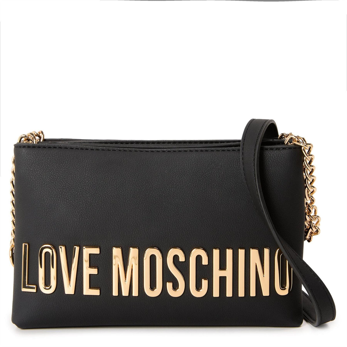 Love Moschino Chain Crossbody Bag with Gold-Tone Hardware