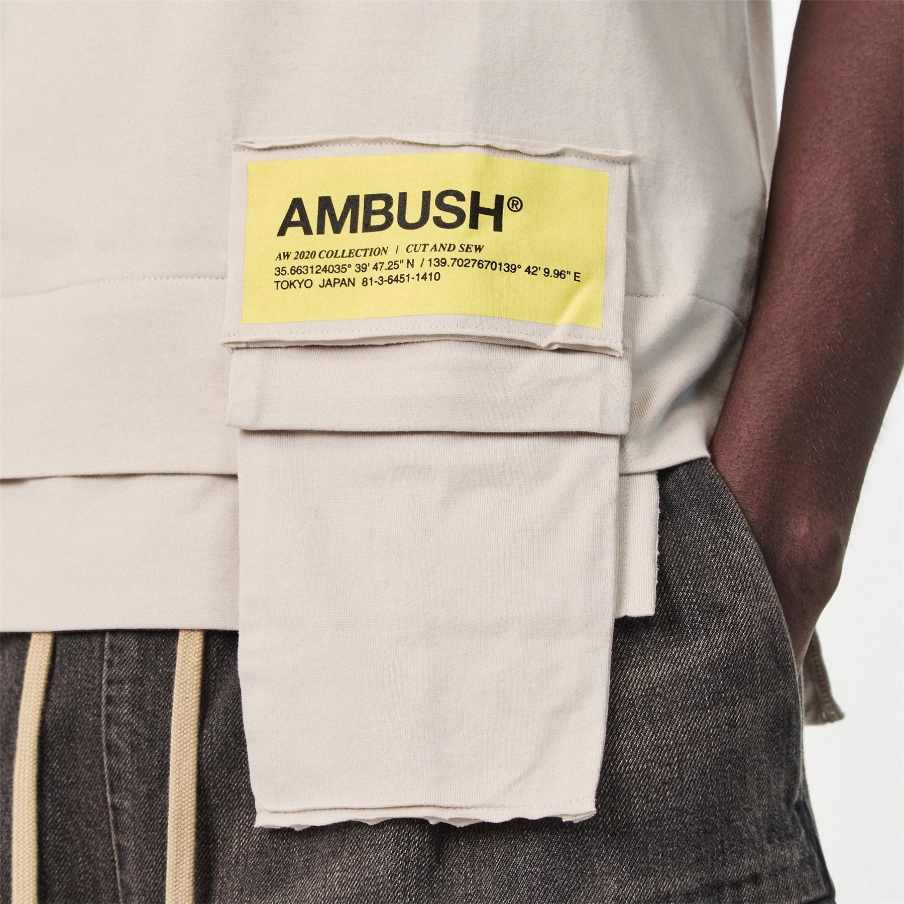 Ambush Regular Fit Waist Pocket T-Shirt