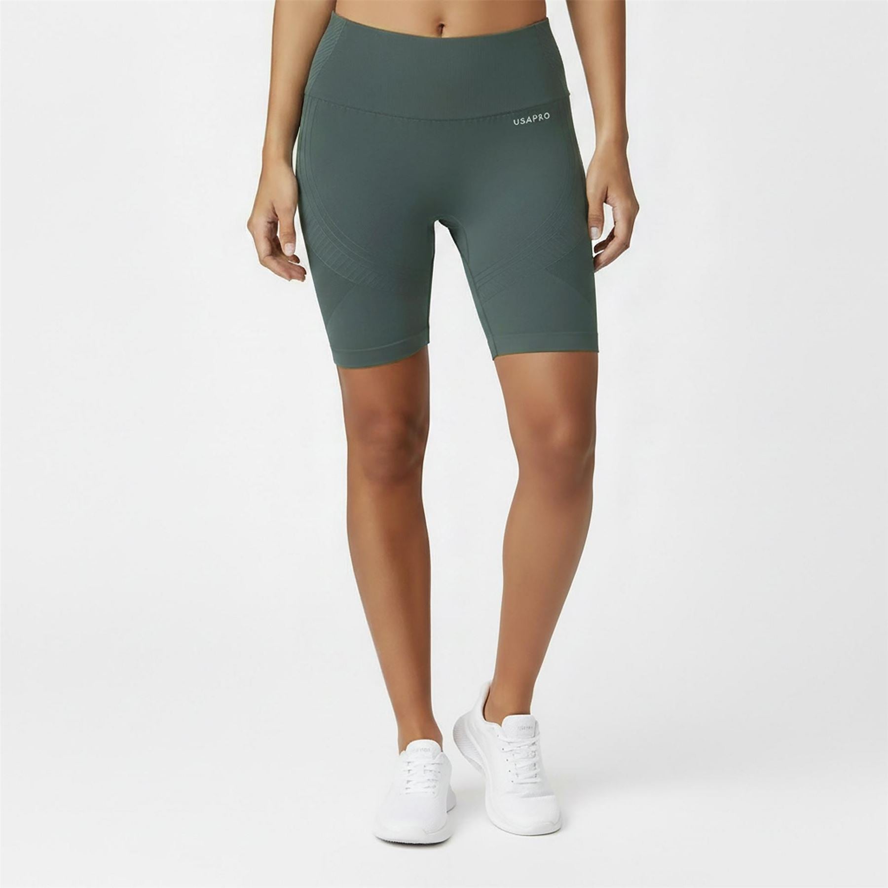 USA Pro Pro Seamless Longline Cycling Shorts Womens