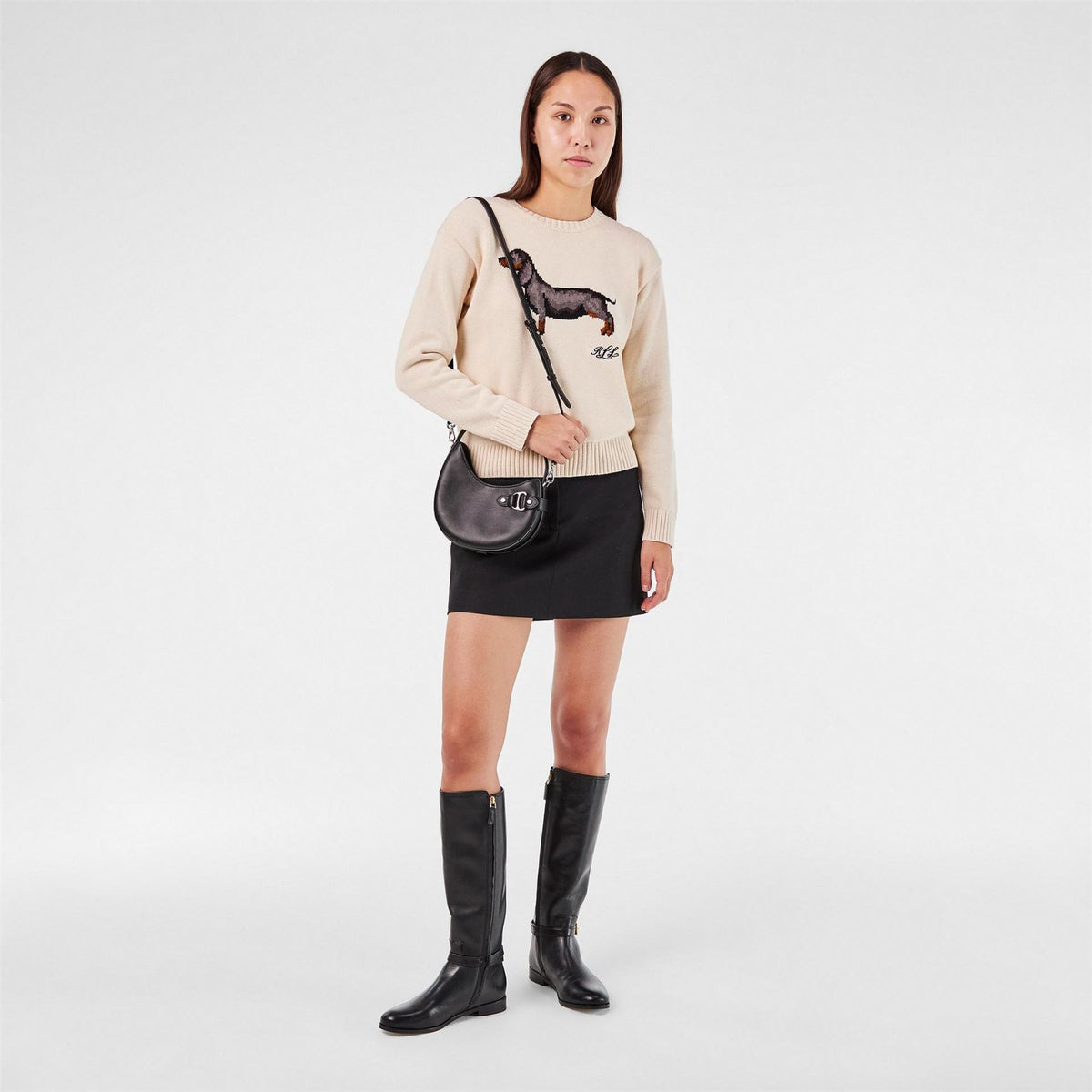 Lauren by Ralph Lauren Crew Neck Long Sleeve Regular Fit Sweater