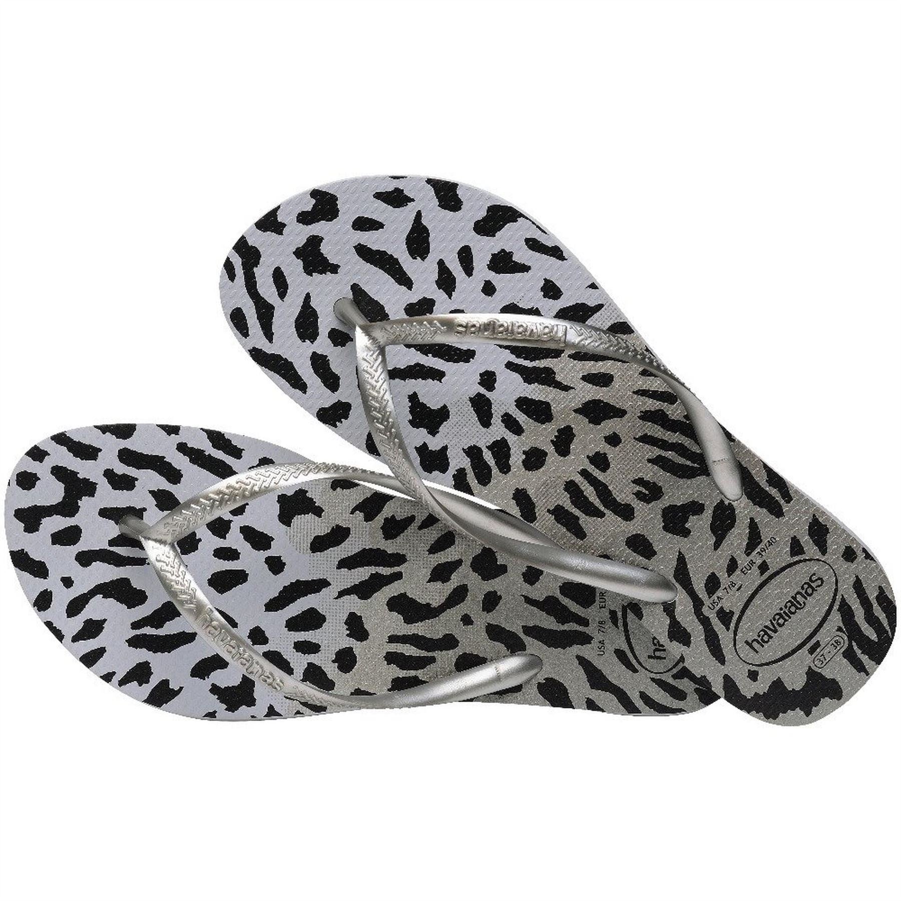 Havaianas Slim Leopard Patterned Flip Flops