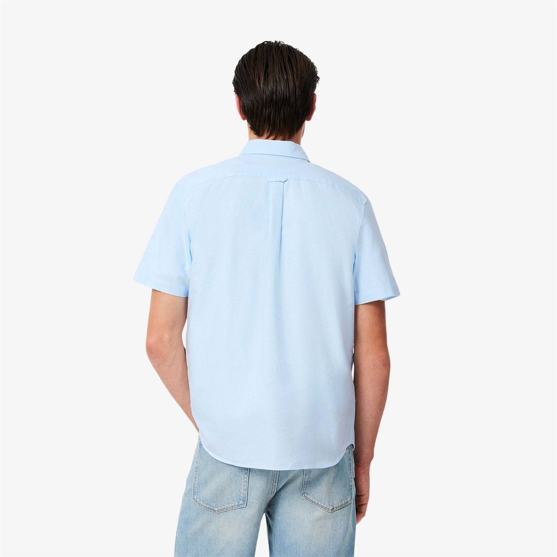 Lacoste Mens Short Sleeve Oxford Shirt