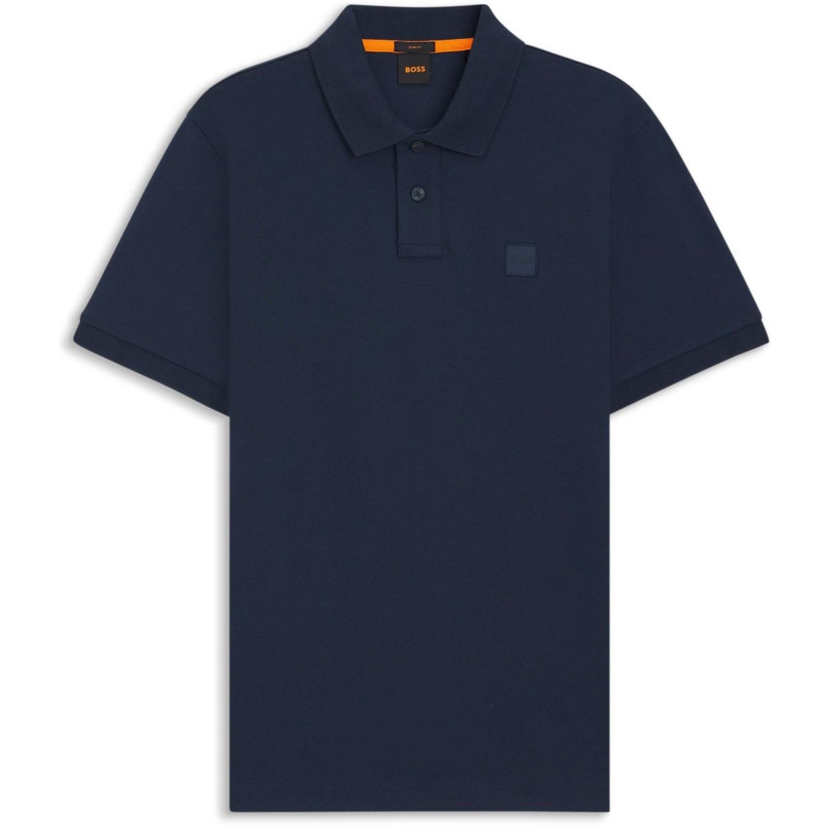 Boss Collared Neck Button Placket Polo Shirt