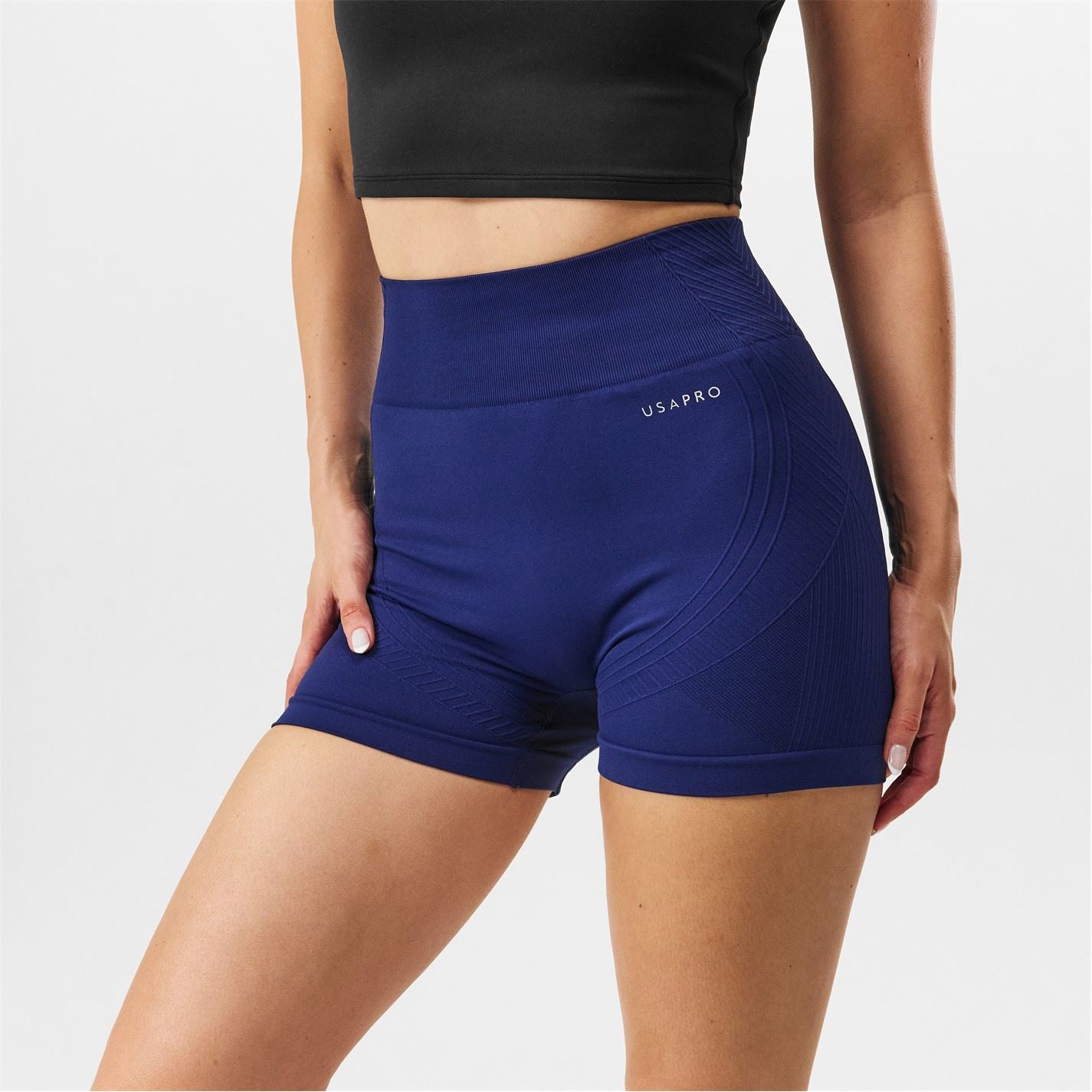 USA Pro Womens Seamless 3 Inch Shorts