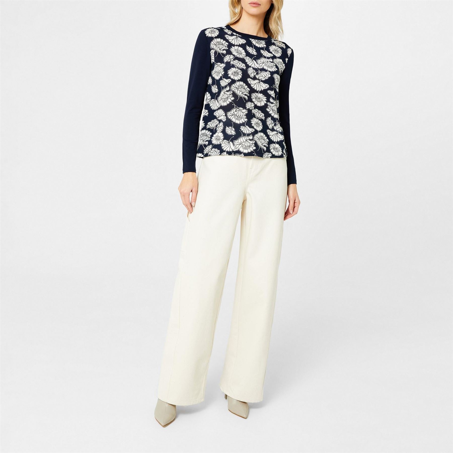 Weekend Max Mara Calamai Floral Knitted Top