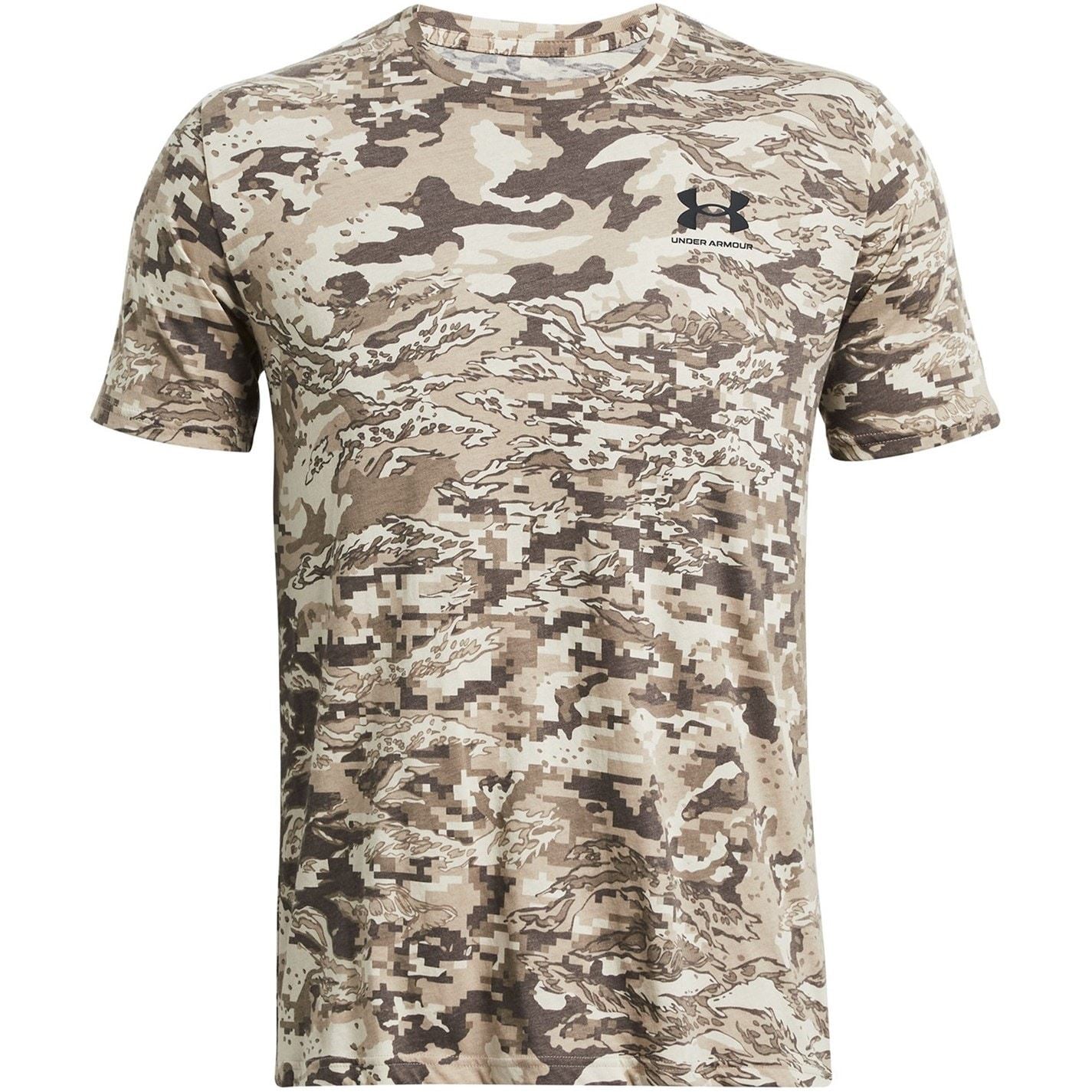 Under Armour Camo Regular Fit Crew Neck T-Shirt