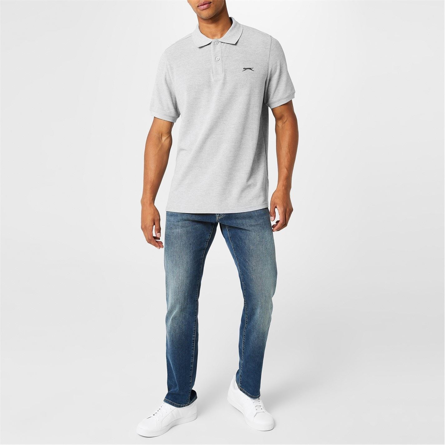 Slazenger Mens Plain Polo Shirt