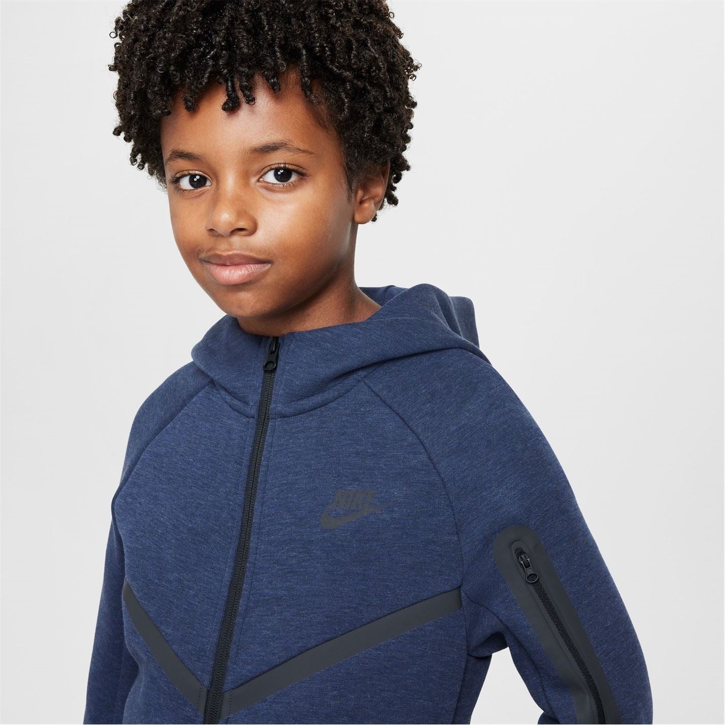Nike Sportswear Tech Fleece Big Kids  Full Zip Hoodie