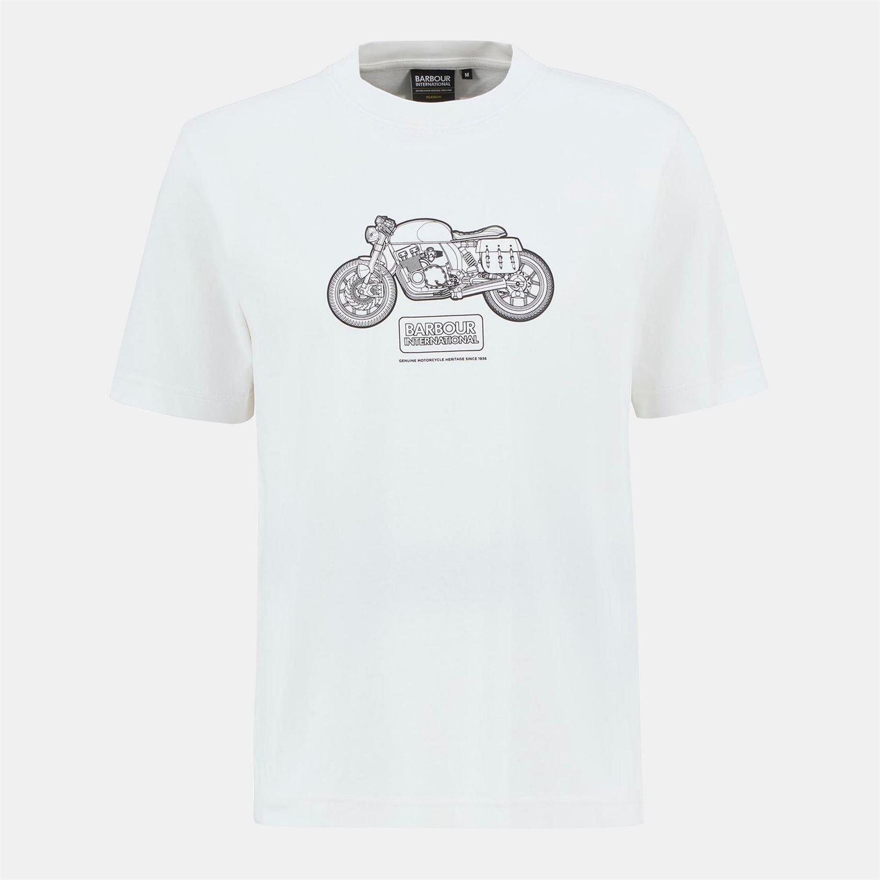 Barbour International Motorbike Graphic T-Shirt