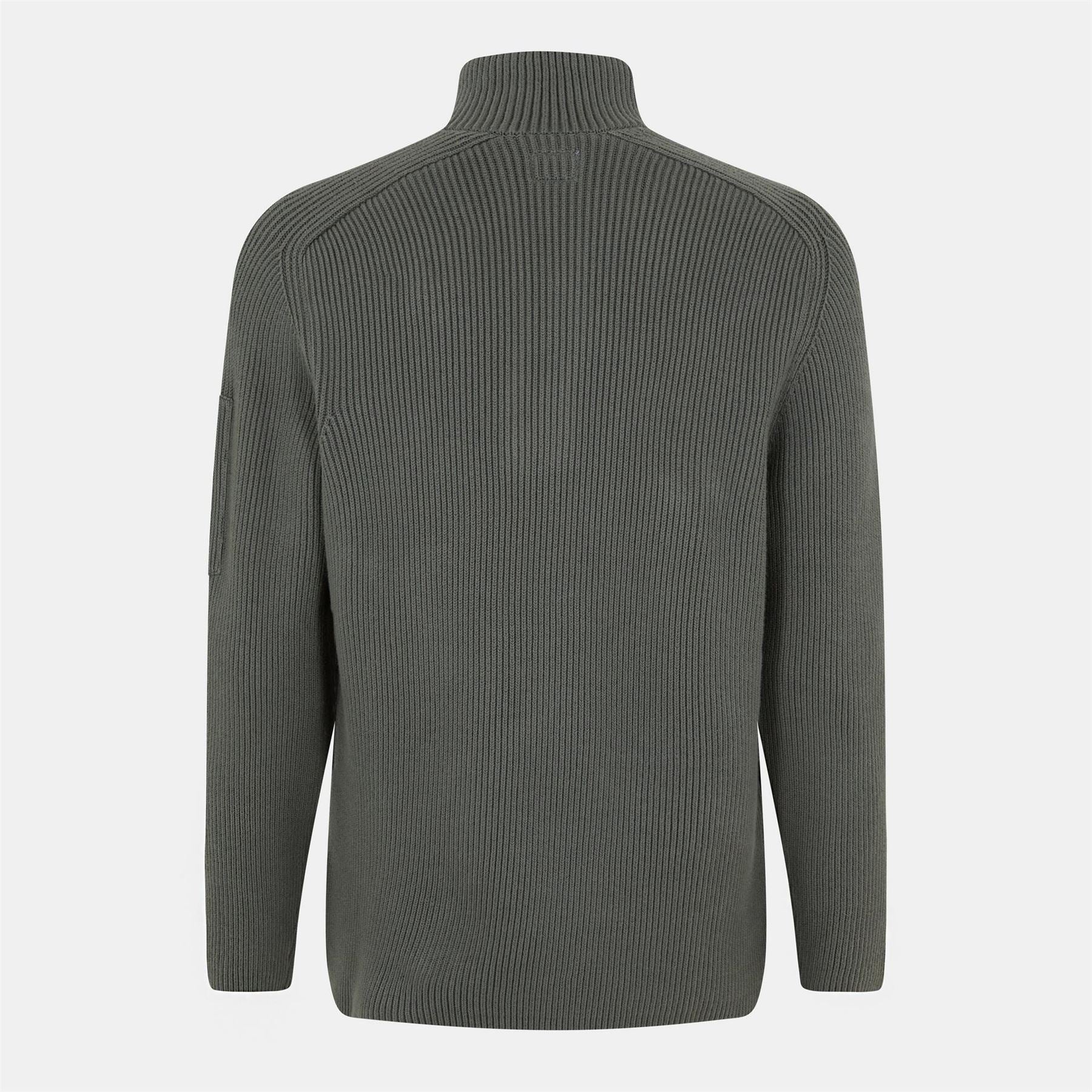 CP Company Quarter Button Knitted Turtle Neck Jumper