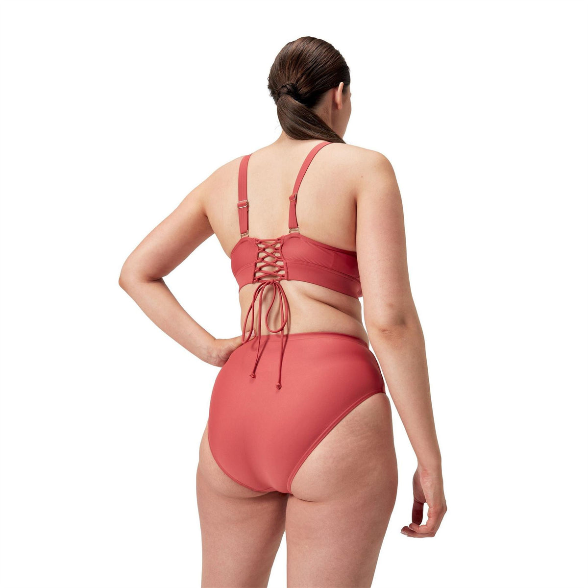 Speedo Shaping High Waisted Performance Bikini Bottom