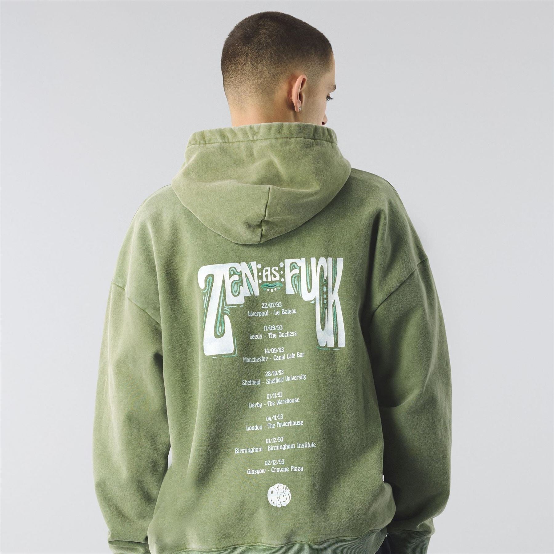 Pretty Green Hooded Relaxed Fit Sweatshirt