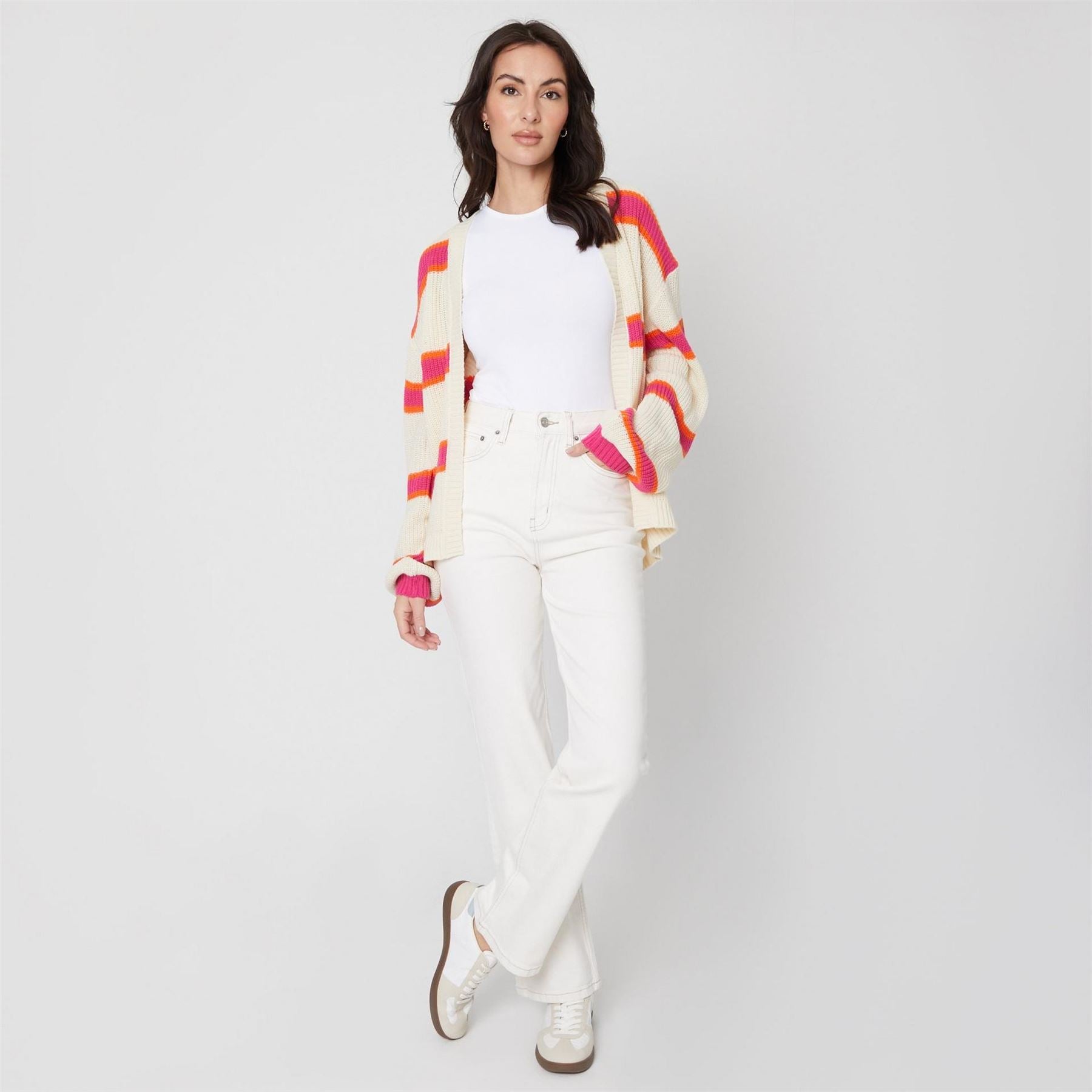 Be You Stripe Relaxed Fit Sweater