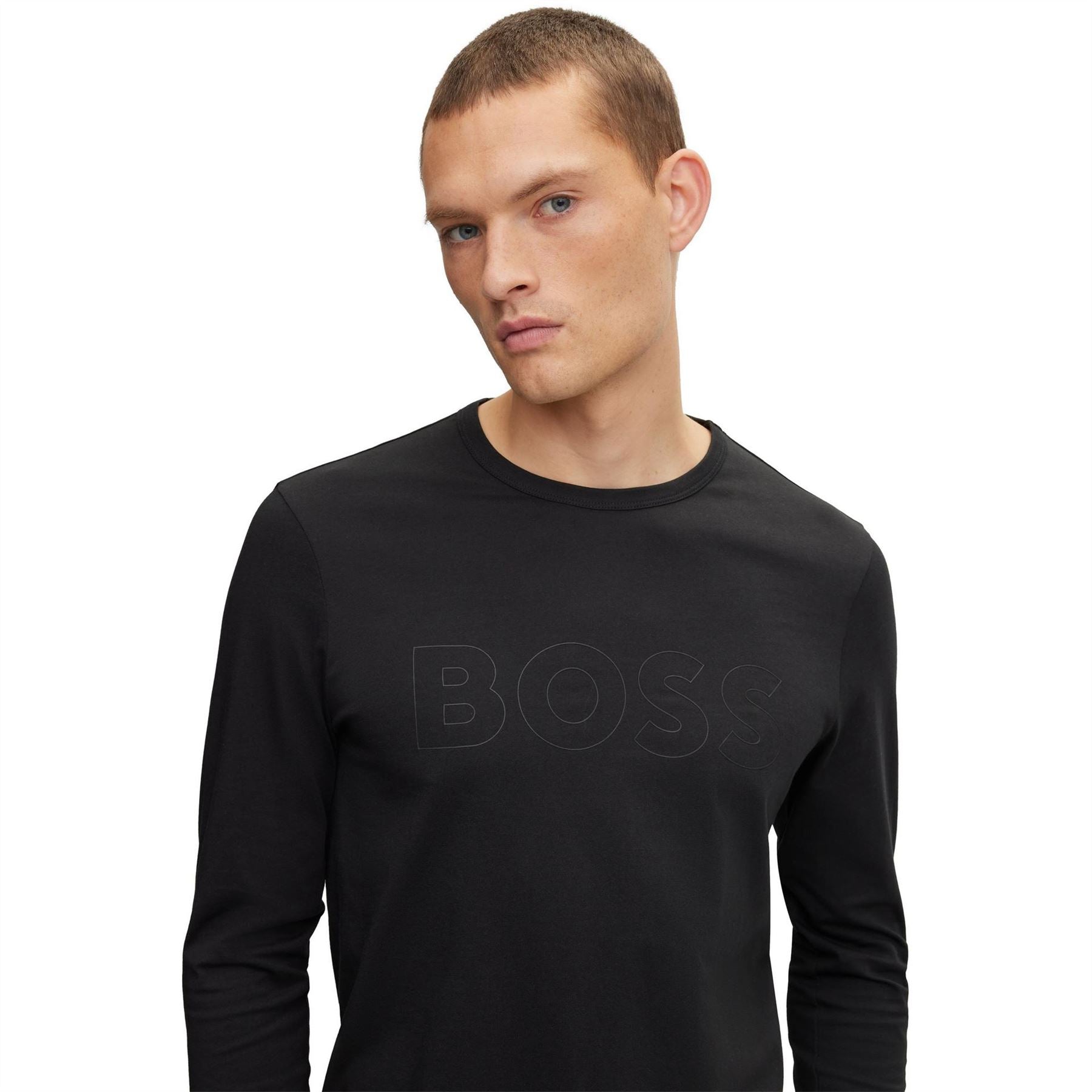 Boss Crew Neck Long Sleeve Regular Fit T-Shirt