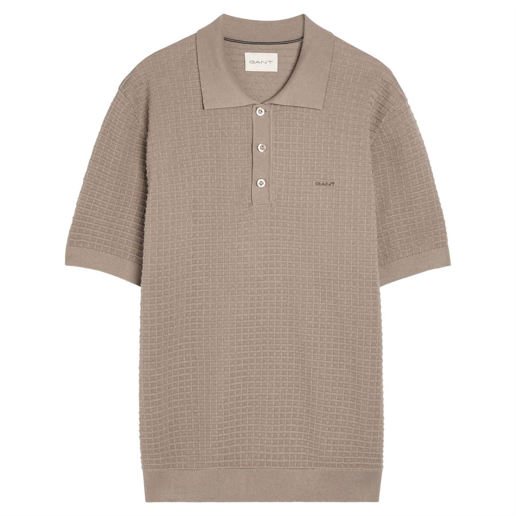 Gant Knit Polo ss