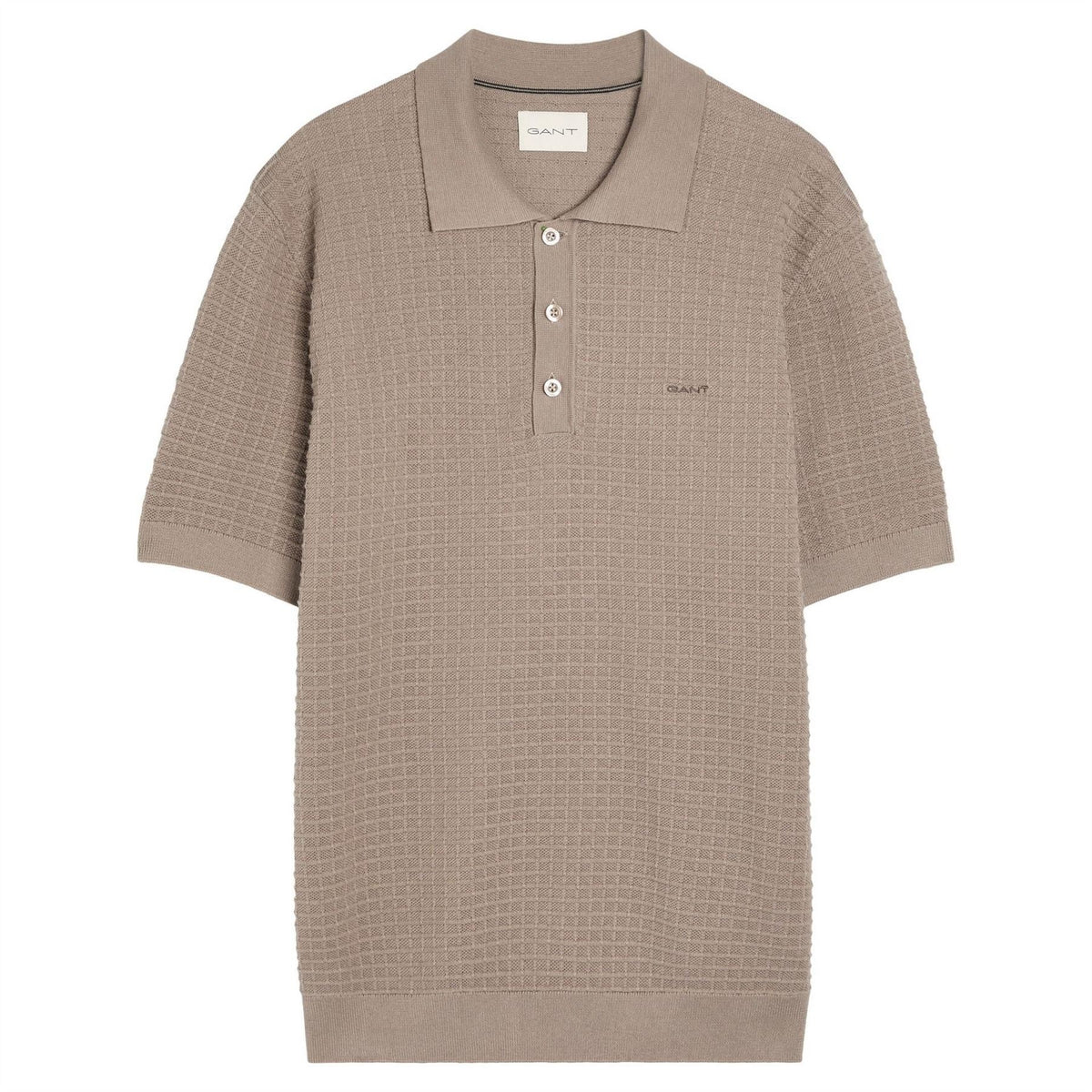 Gant Knit Polo ss