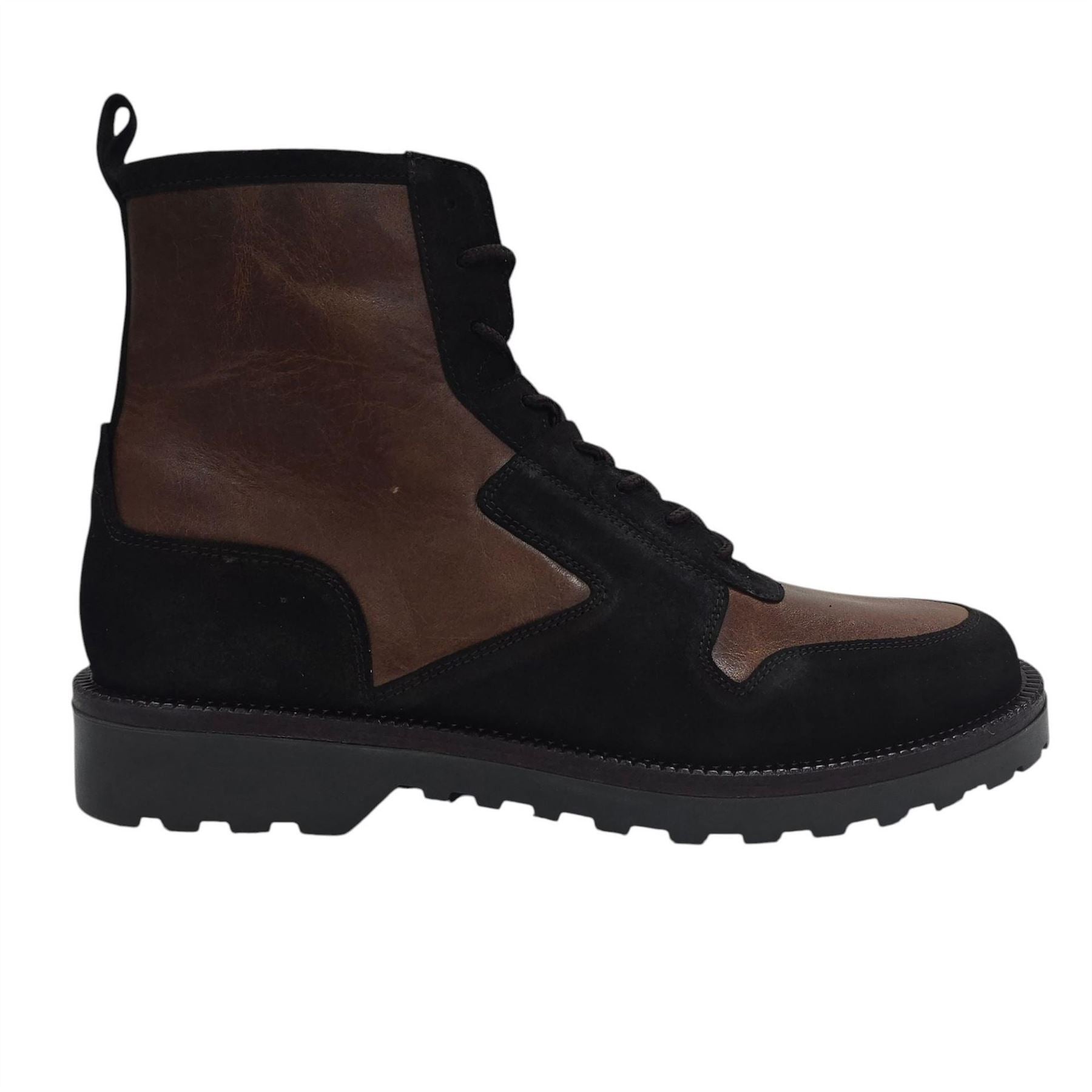 Firetrap Akashi Leather Ankle Lace Up Hiker Boots