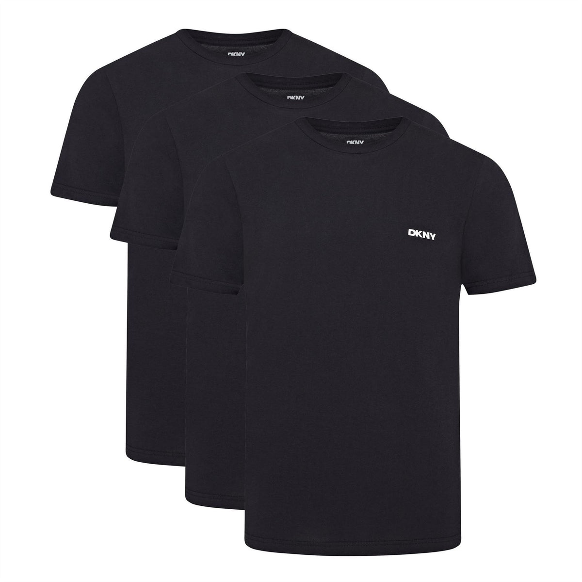 DKNY Mens 3 Pack Short Sleeve T-Shirts Giants