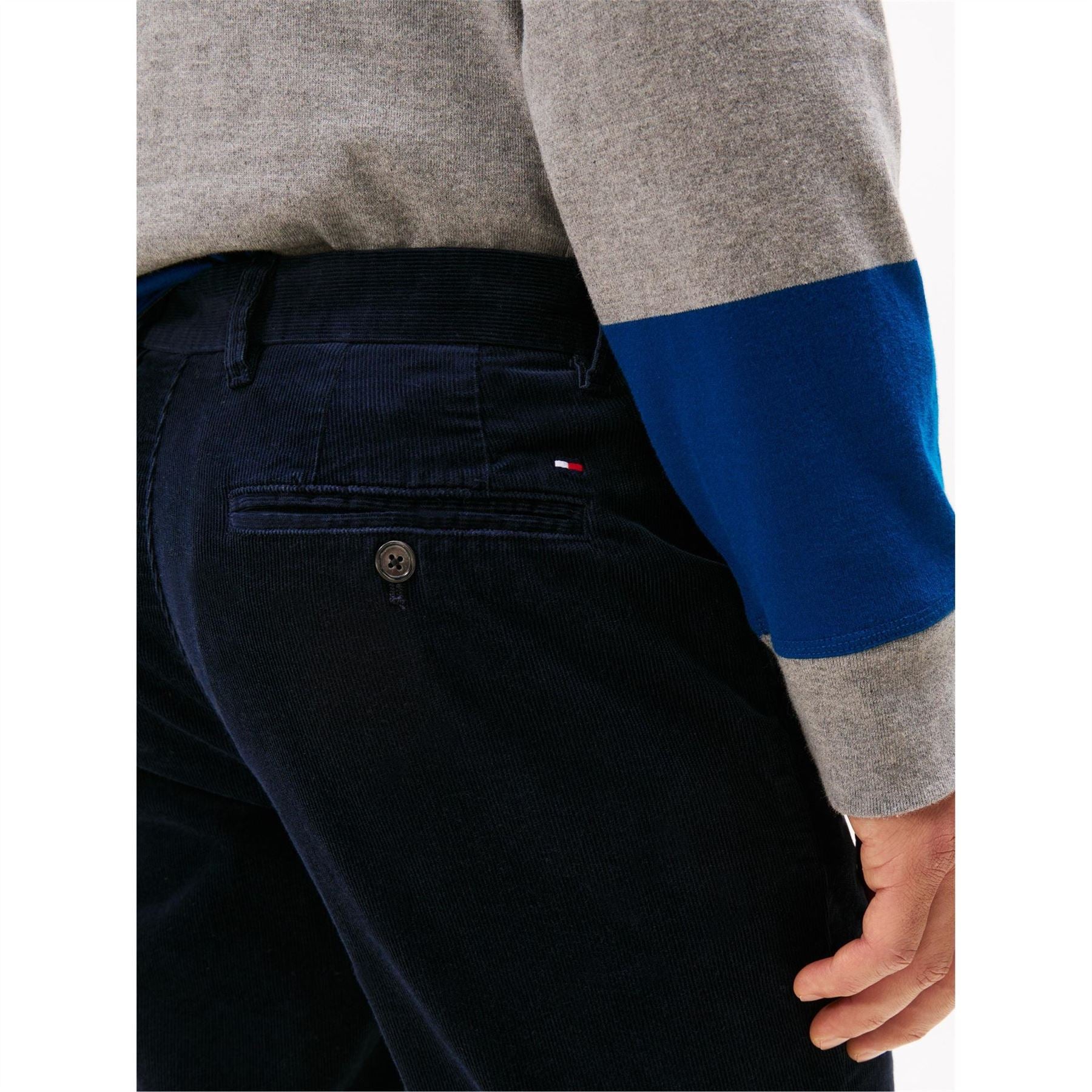 Tommy Hilfiger Denton Solid Patterned Straight Chinos