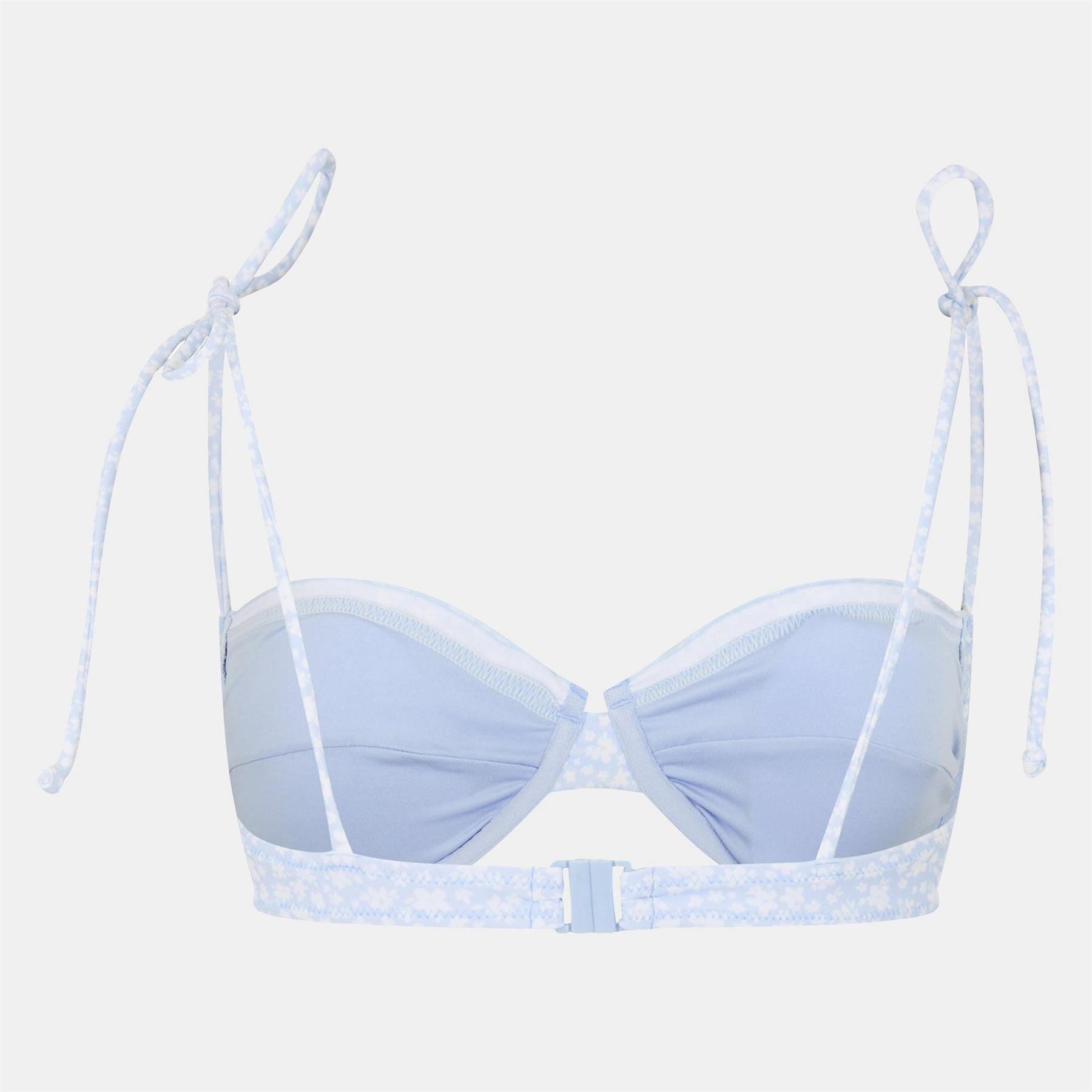Jack Wills Lettuce Edge Balconette Bikini Gingham Set