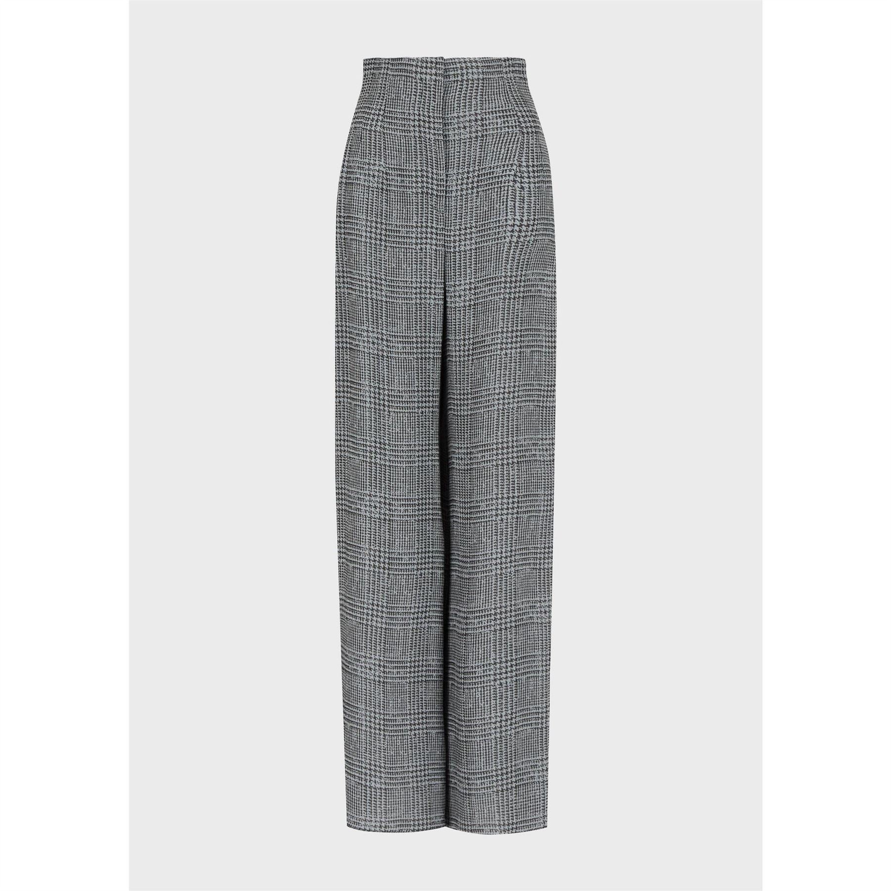 Emporio Armani Fine Knit Zip Up Wide Leg Trousers