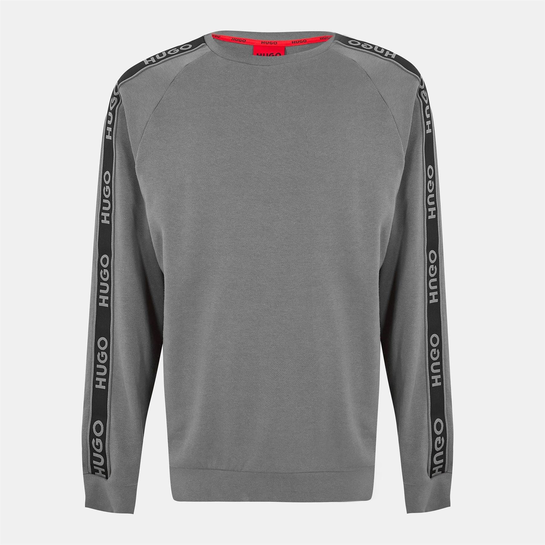 Hugo Liam Crew Neck Raglan Long Sleeve Sweatshirt