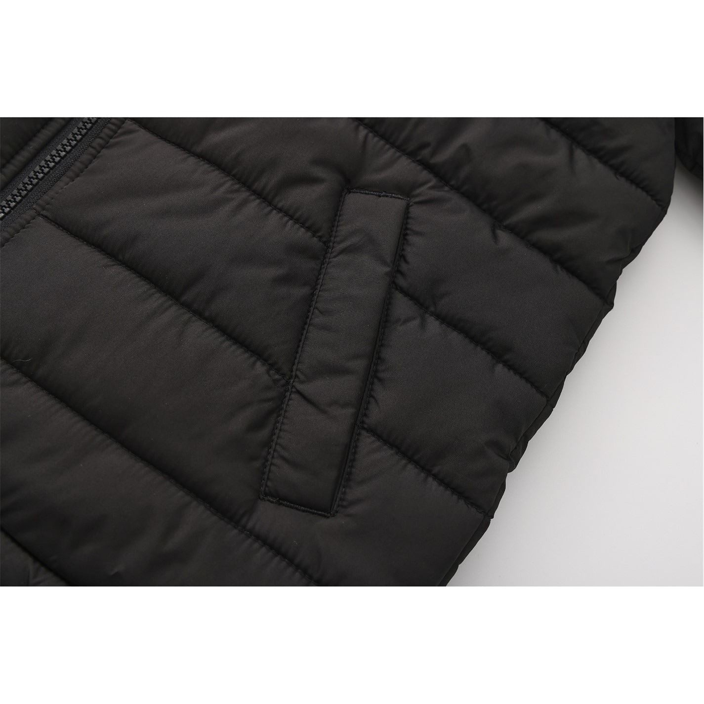 Gelert Hooded Quilted Long Sleeve Insulated Puffer Jacket