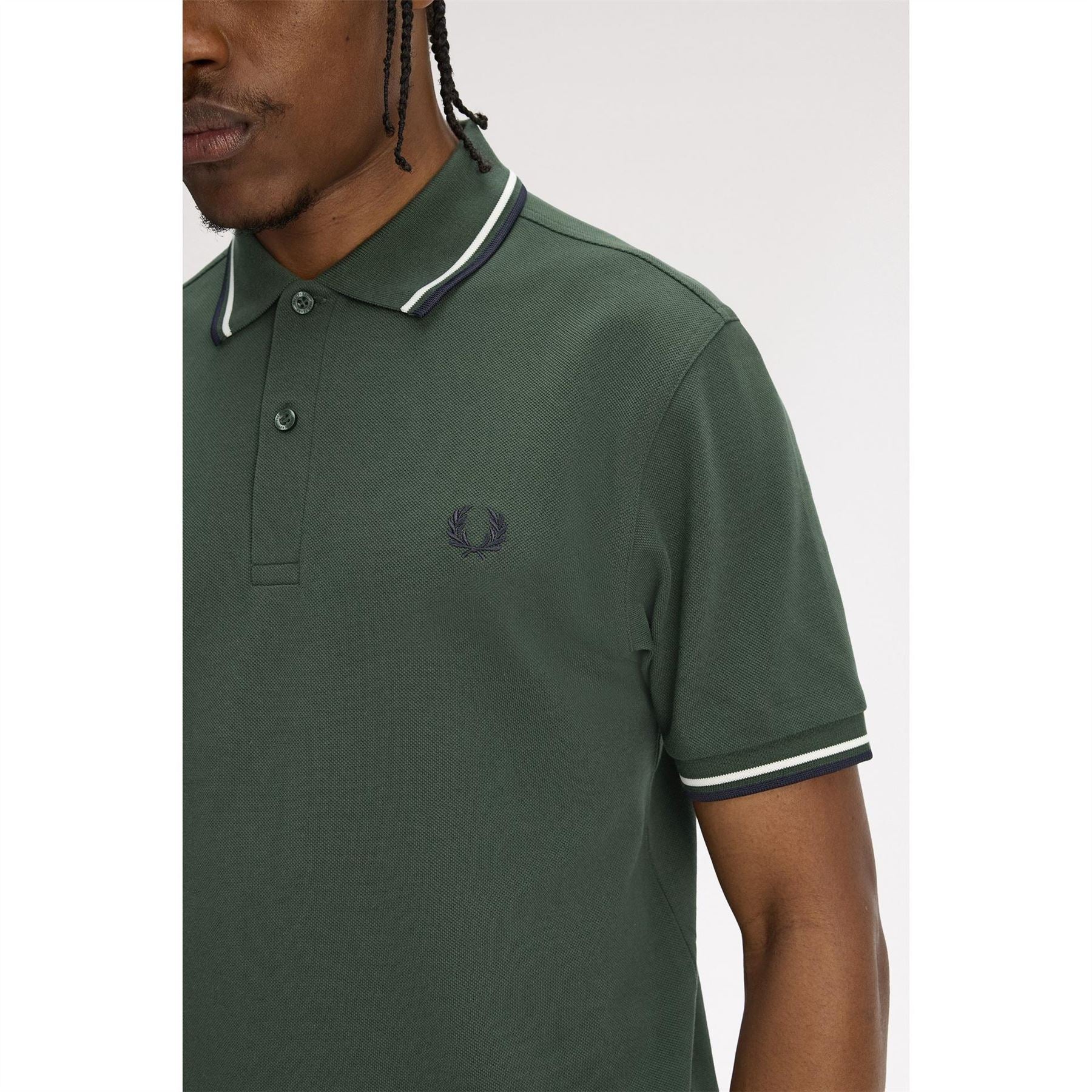 Fred Perry Sleeve Twin Tipped Polo Shirt