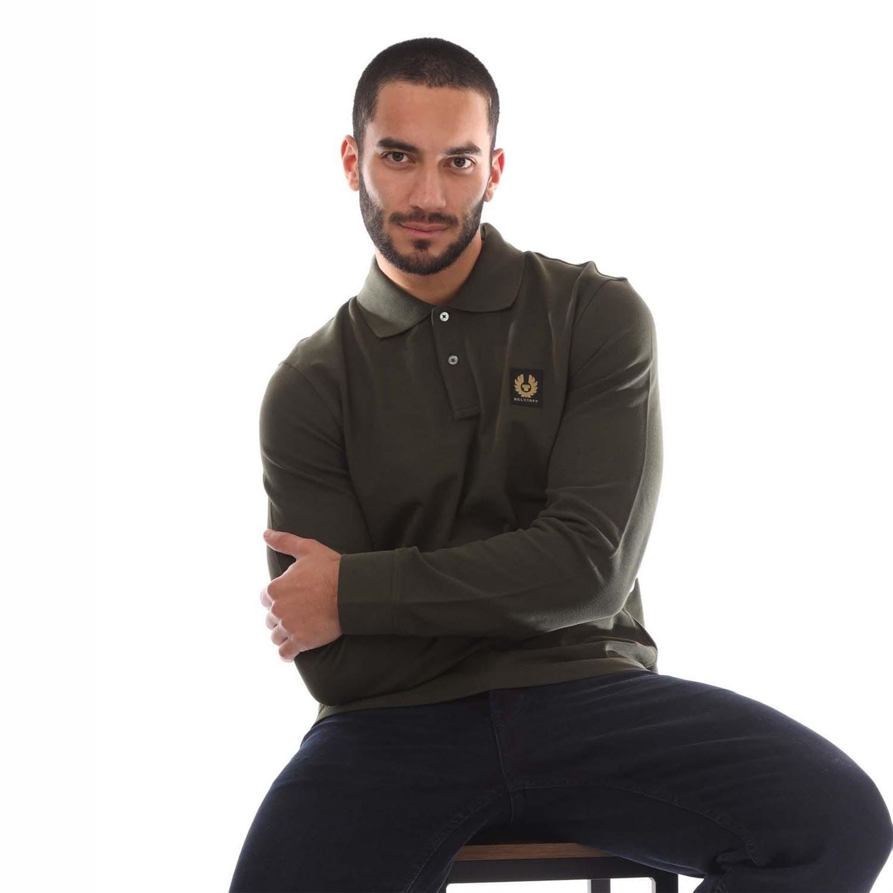 Belstaff Long Sleeved Polo Shirt