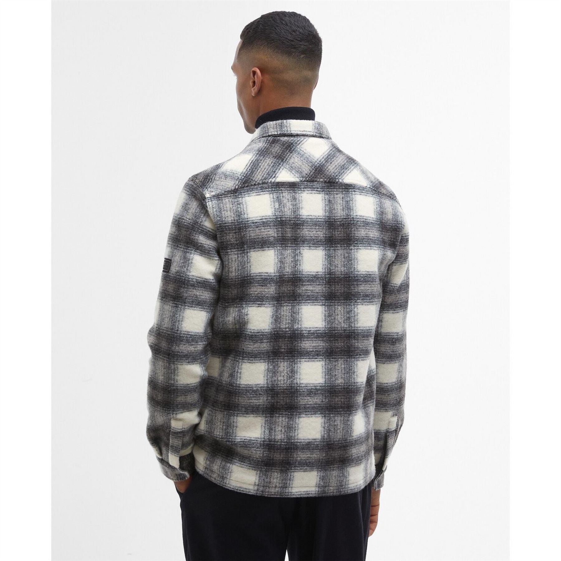 Barbour International Clayton Brushed Fleece Overshirt