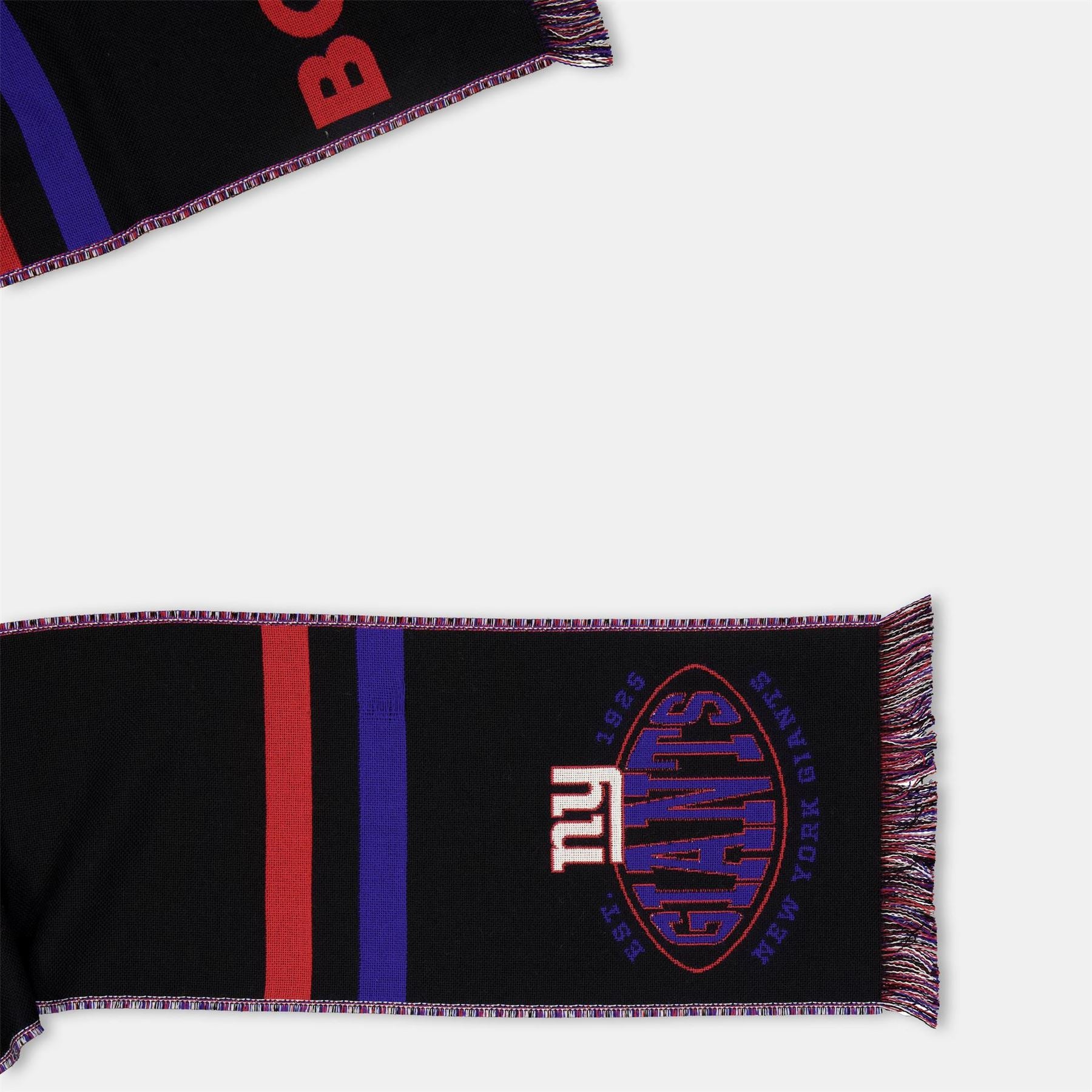 Boss Lettering Stripe Oblong Scarf