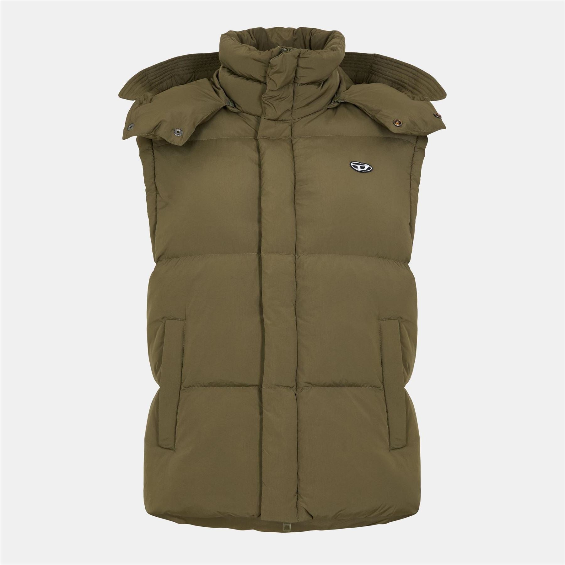 Diesel Solid Patterned Duffle Coat