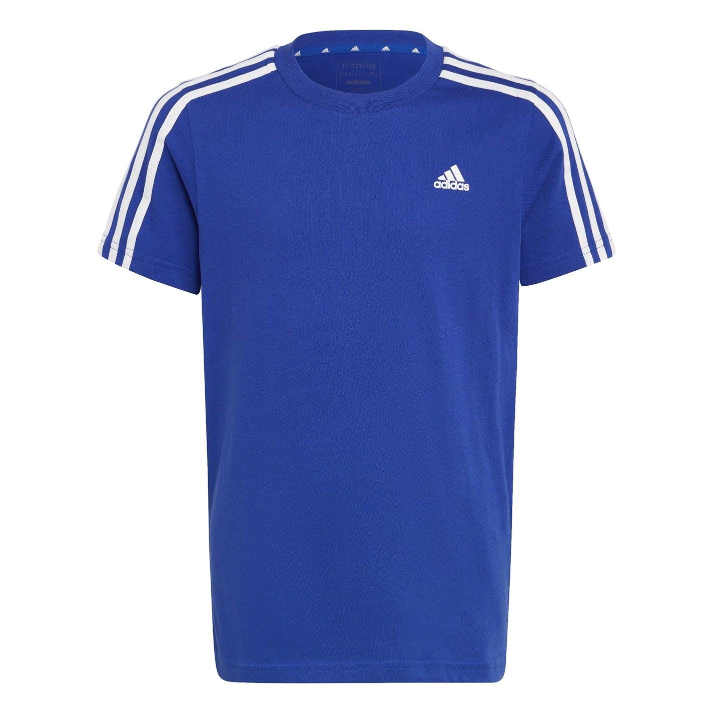 adidas 3 Stripe Essentials T-Shirt Junior