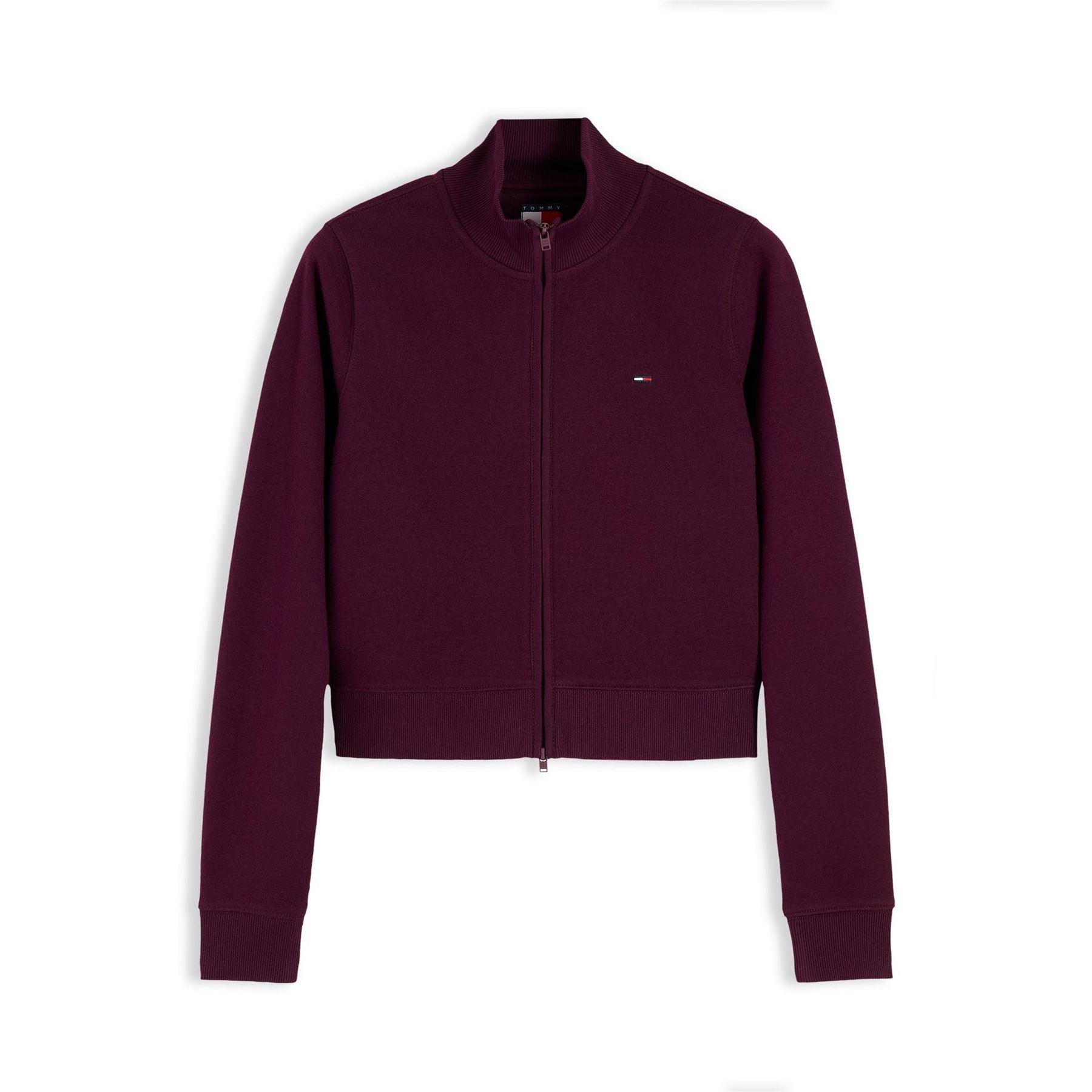Tommy Jeans Essential Fitted Full Zip Cotton Fleece