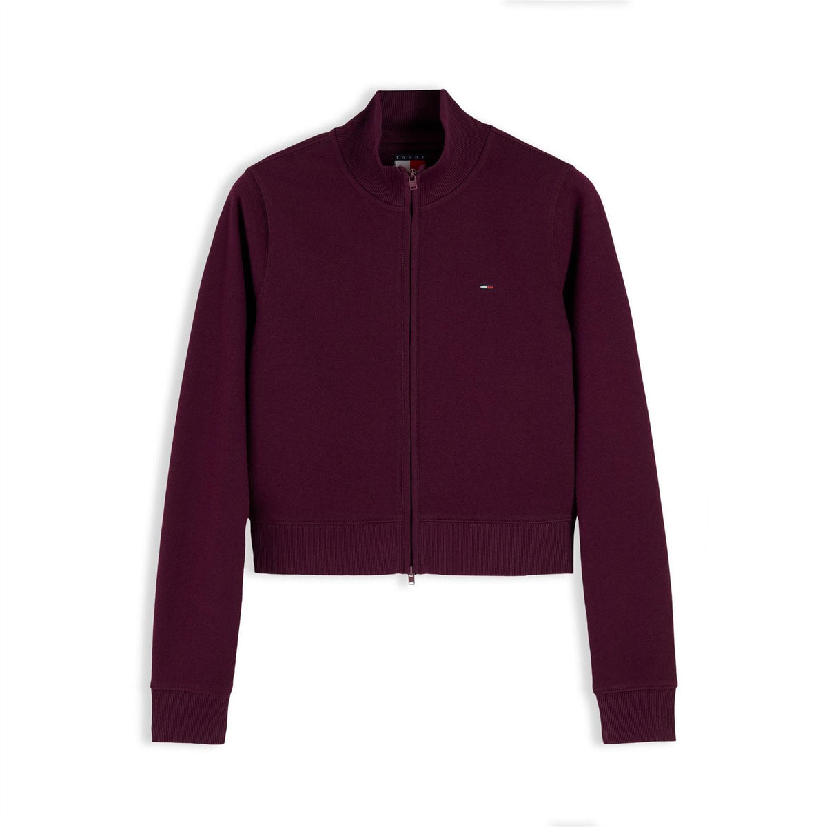 Tommy Jeans Essential Fitted Full Zip Cotton Fleece