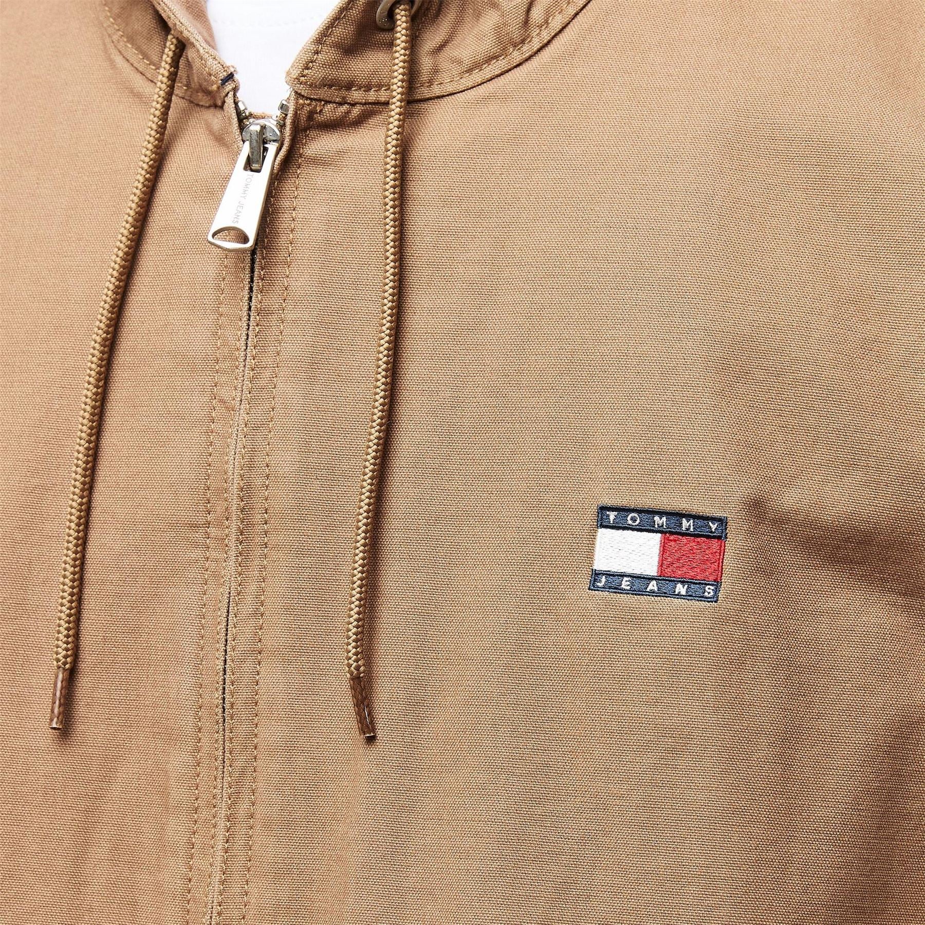 Tommy Jeans Hooded Ribbed Cuff Relaxed Fit Overshirt