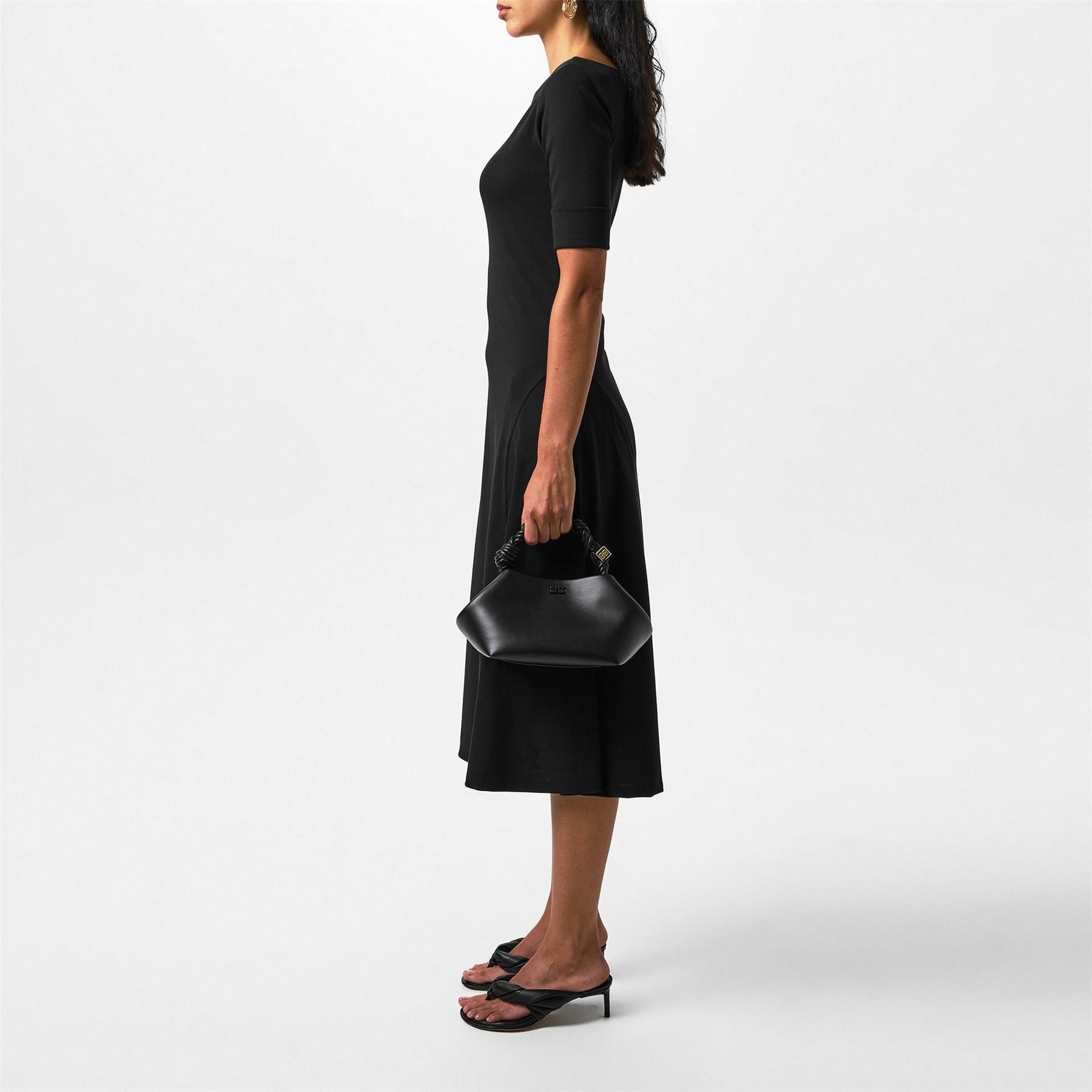 Lauren by Ralph Lauren Boat Neck Jersey Midi Dress
