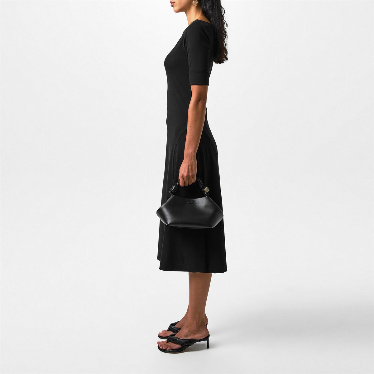 Lauren by Ralph Lauren Boat Neck Jersey Midi Dress