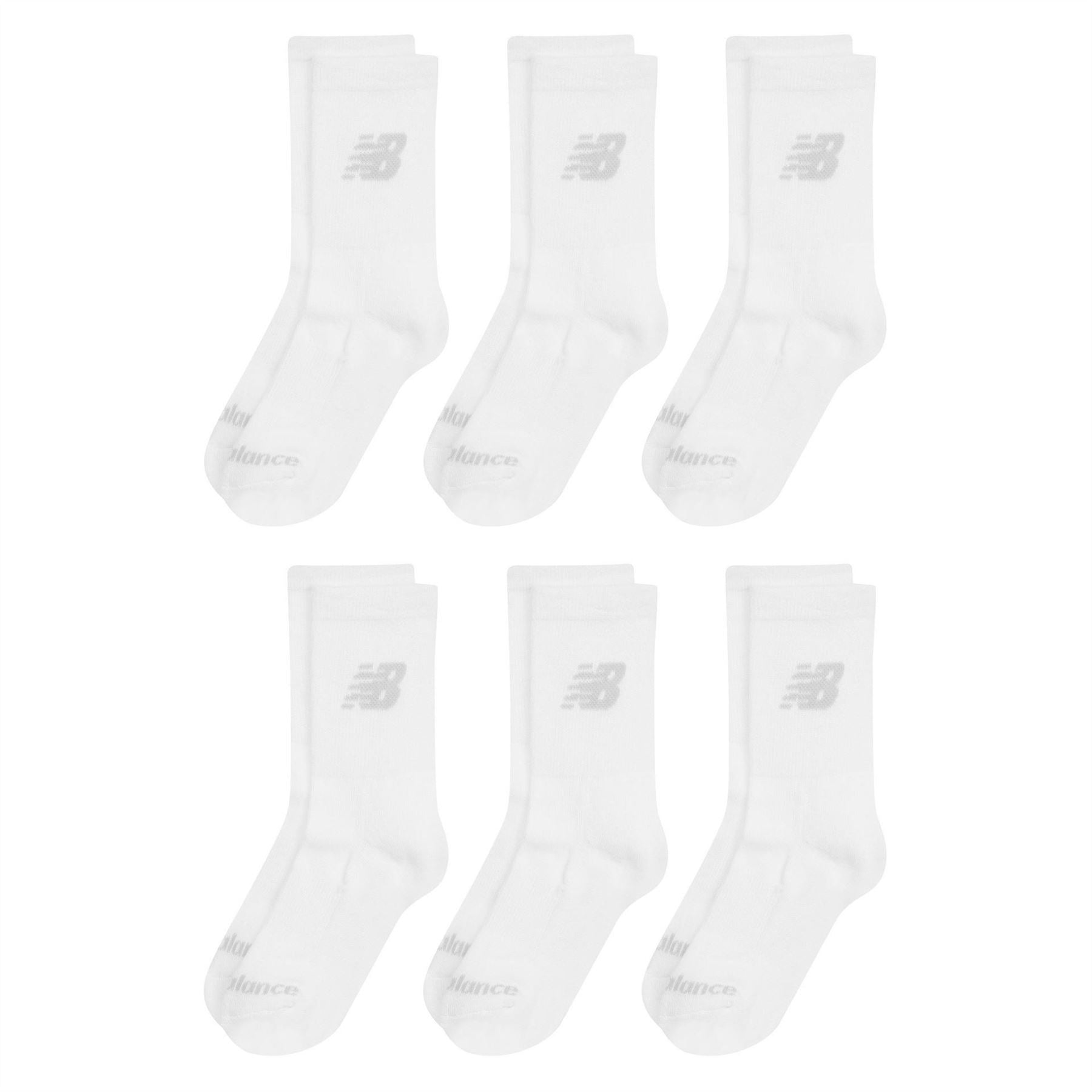 New Balance 6 Pack Of Crew Socks Juniors
