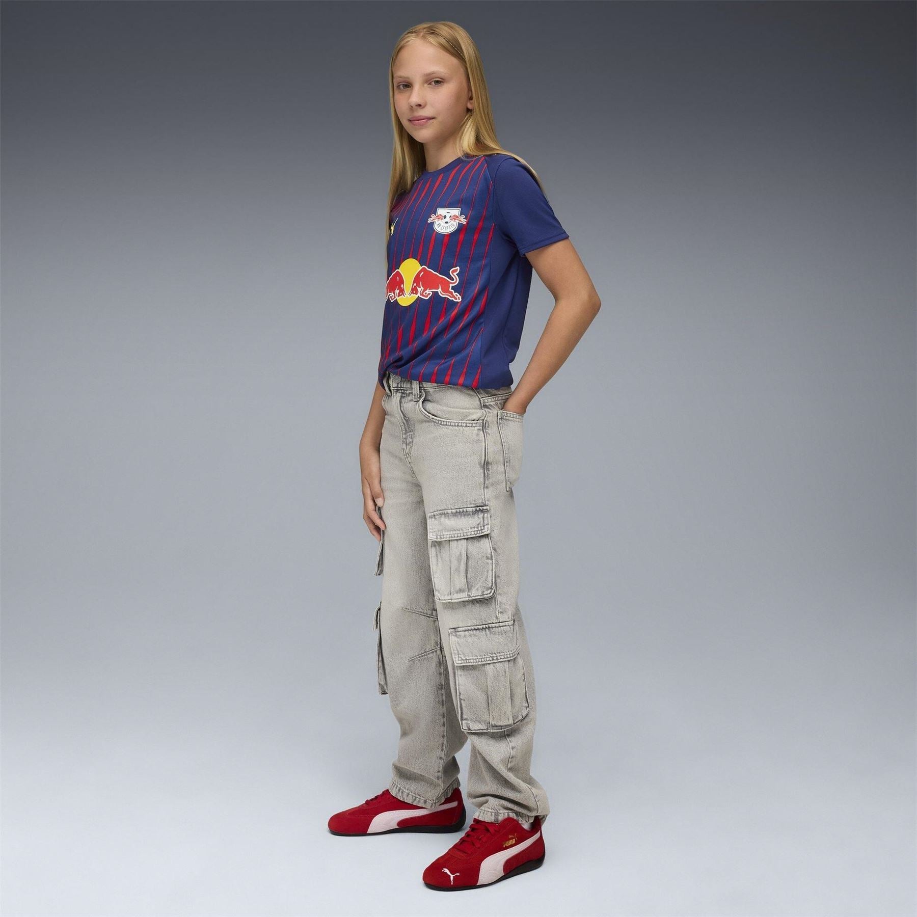 Puma Rb Leipzig Authentic Away Football Shirt 2025 2026 Juniors