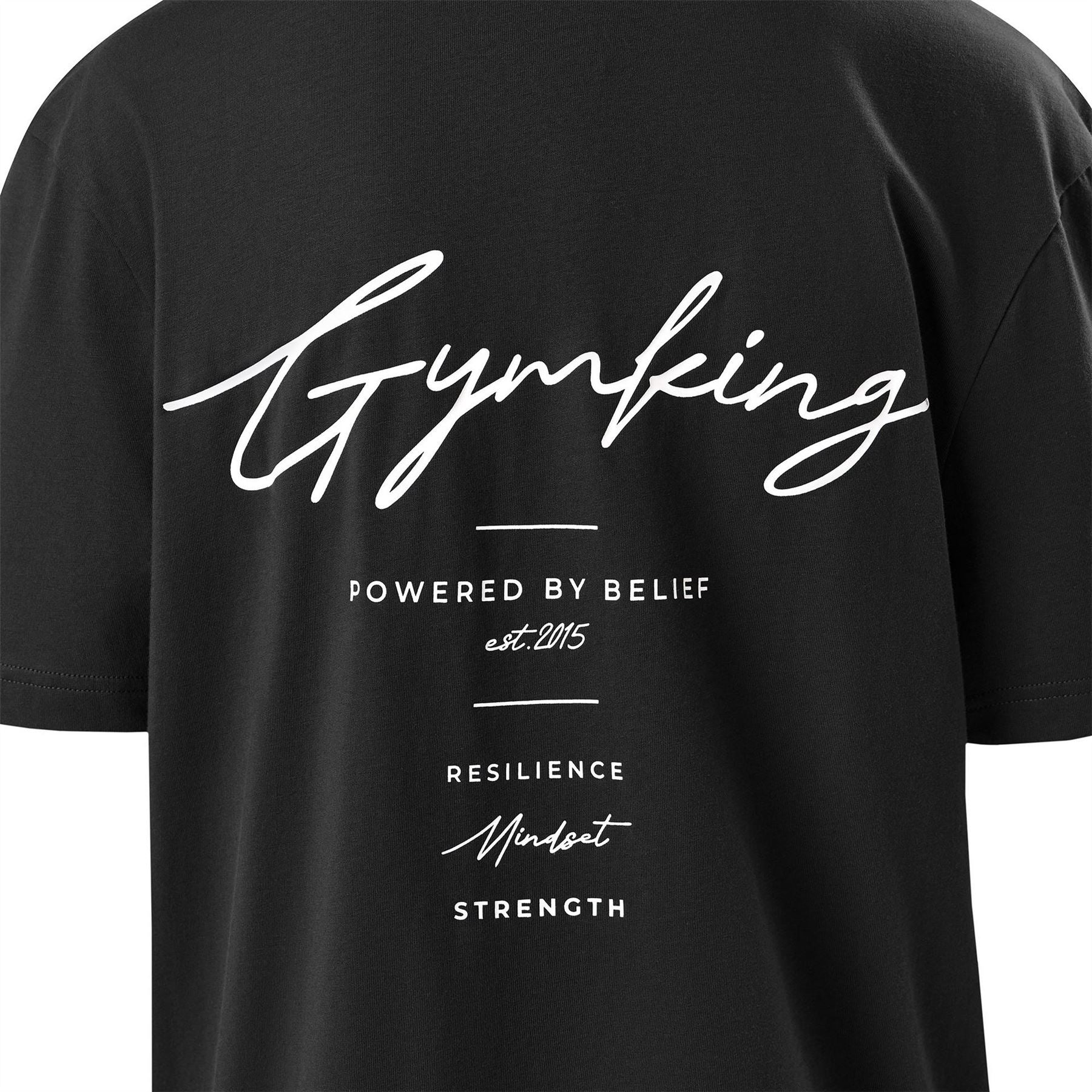 Gym King Signature Print Crew Neck Boyfriend T-Shirt