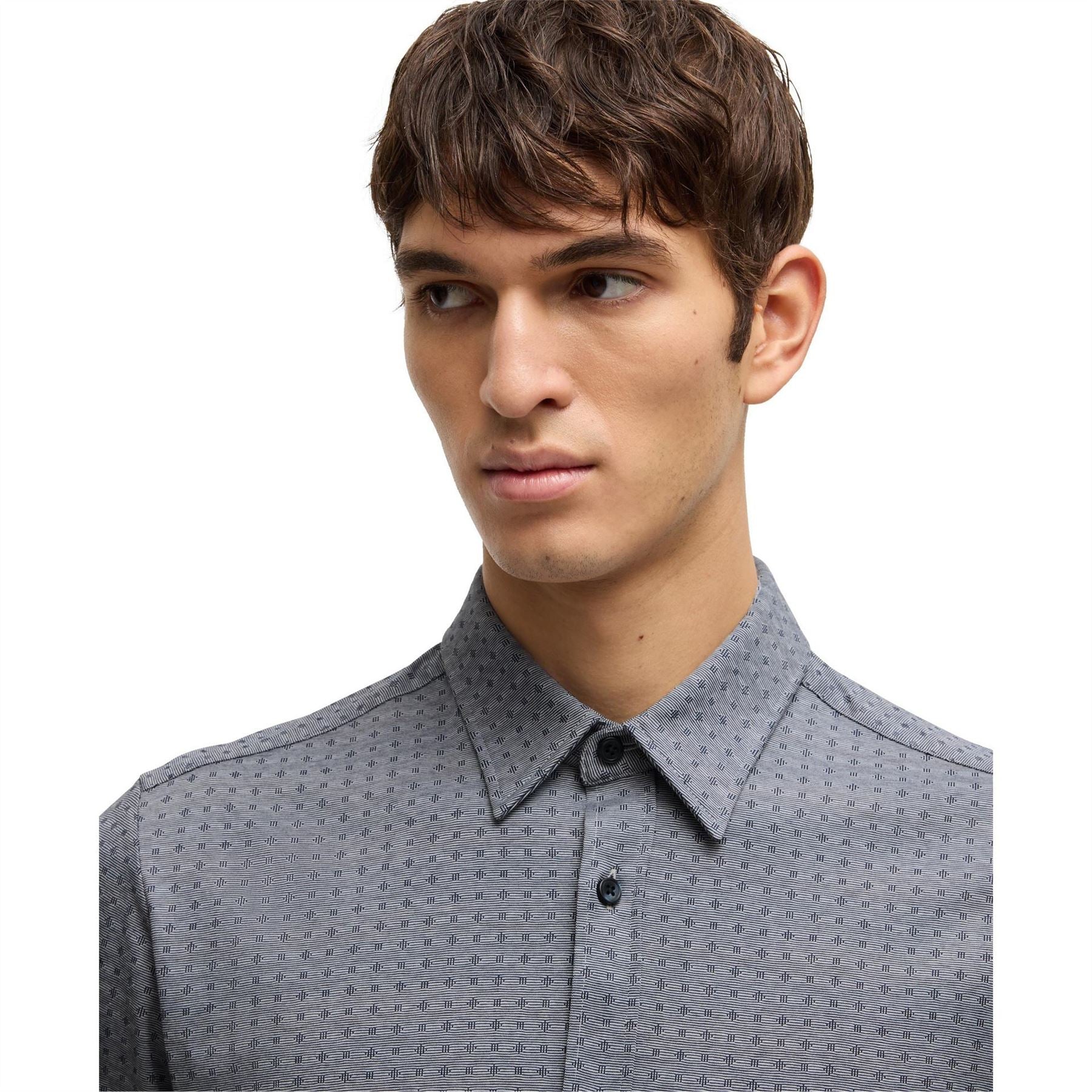 Boss C Roan Kent C1 243 Plain Long Sleeve Shirt