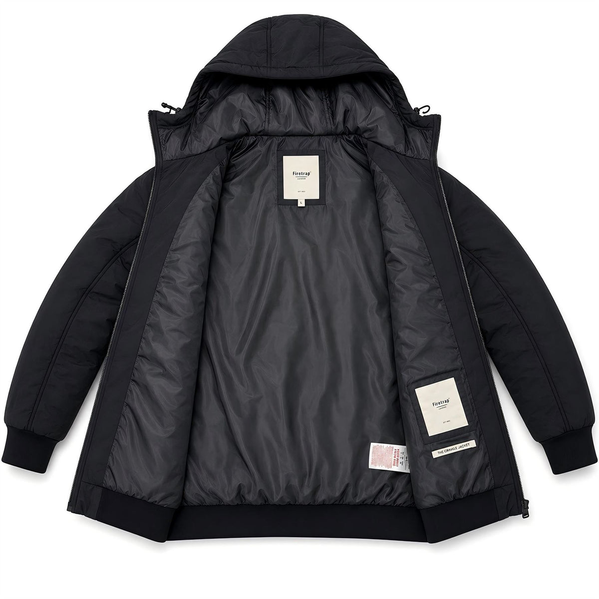 Firetrap Mens Crinkle Jacket