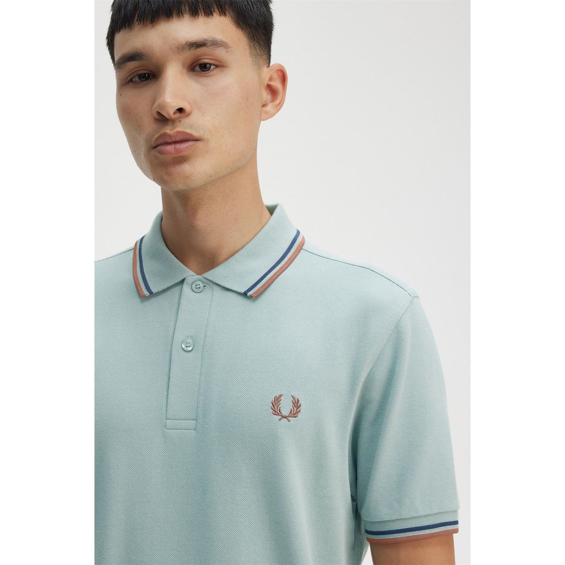 Fred Perry Sleeve Twin Tipped Polo Shirt